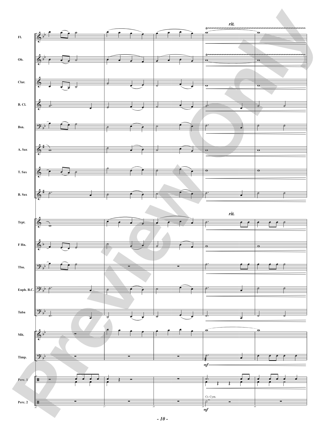 Greet The Champions: Concert Band Conductor Score & Parts