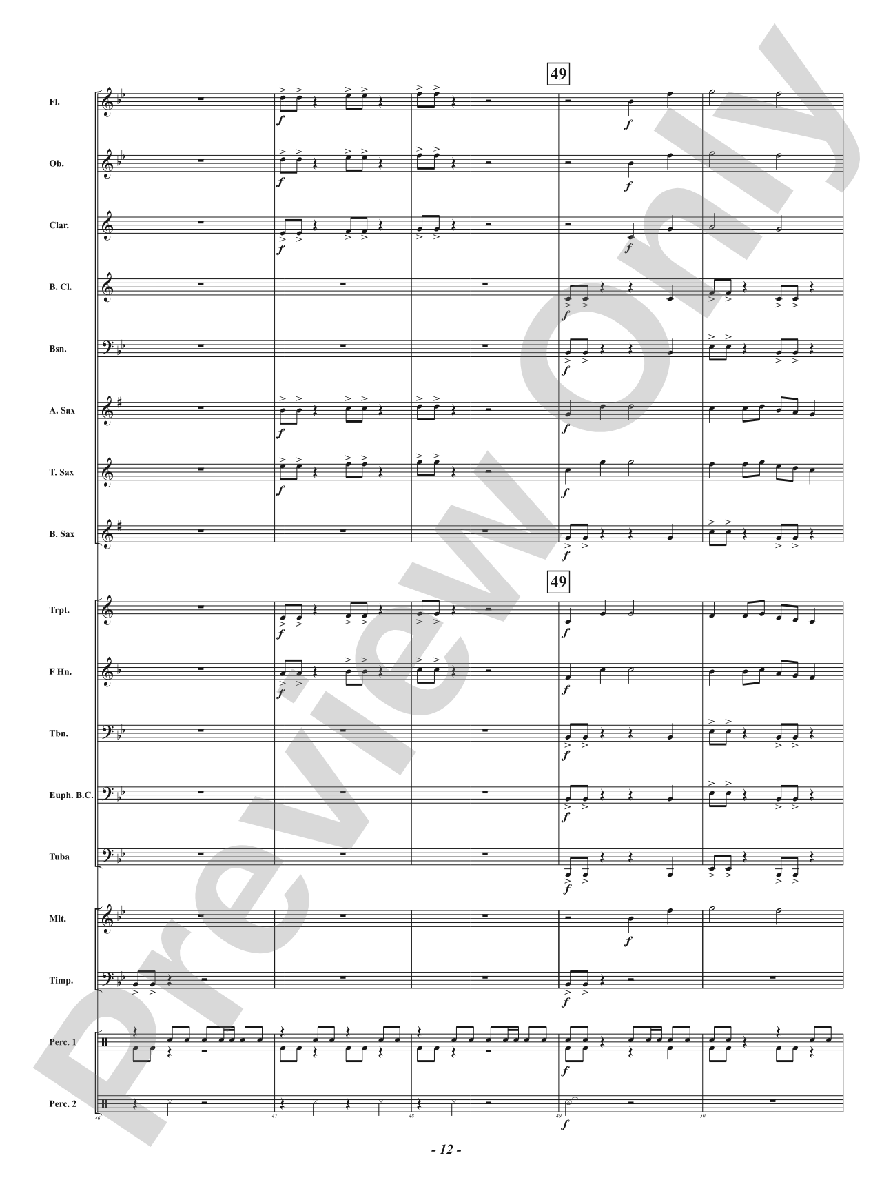 Greet The Champions: Concert Band Conductor Score & Parts
