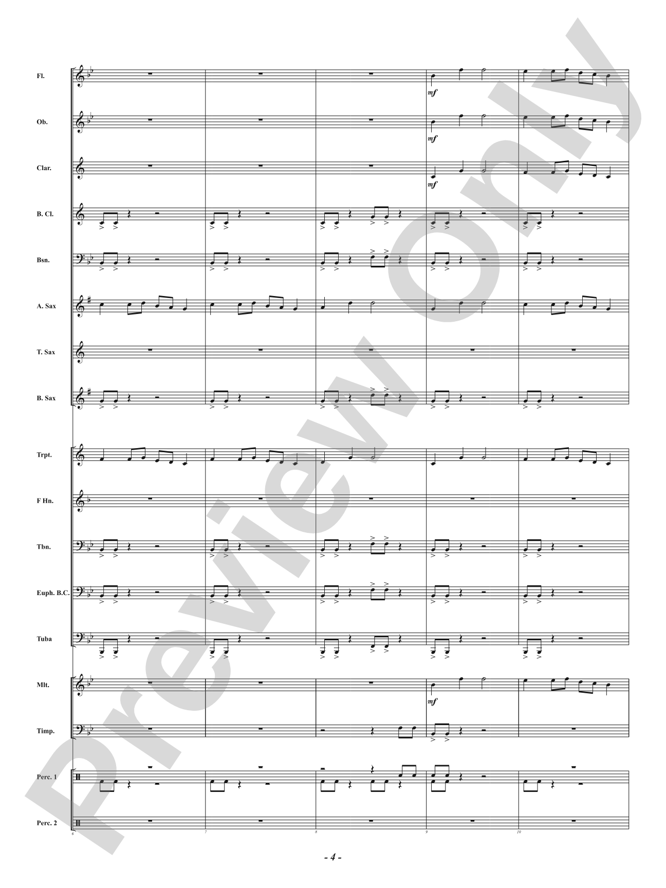 Greet The Champions: Concert Band Conductor Score & Parts