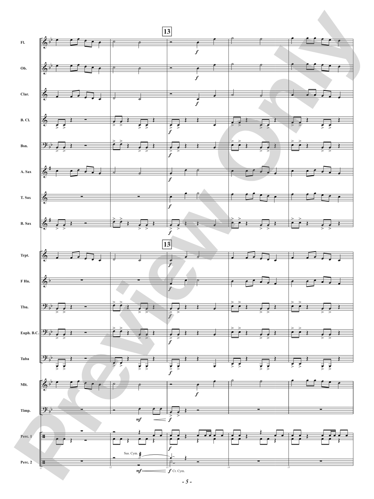 Greet The Champions: Concert Band Conductor Score & Parts