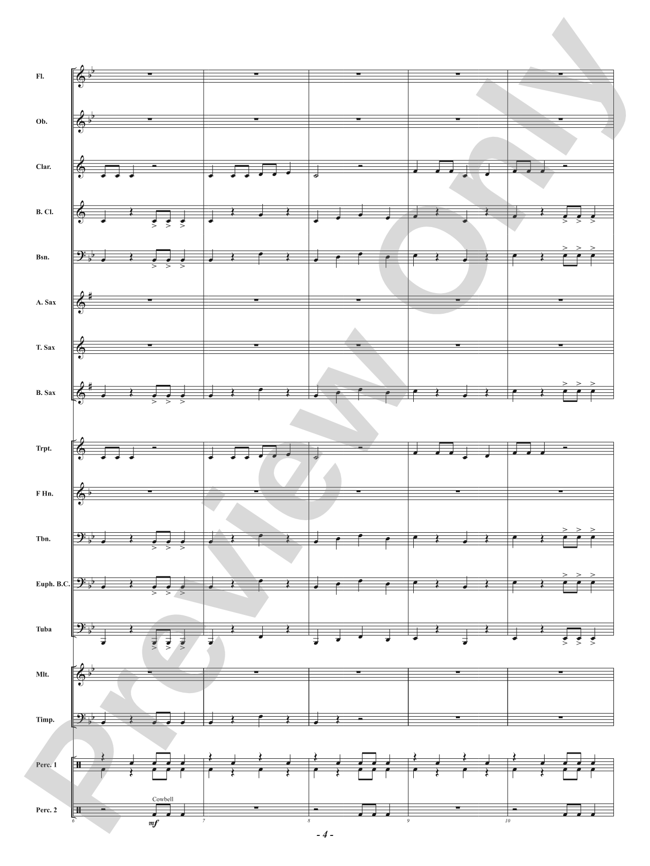 Ostirock: Concert Band Conductor Score & Parts