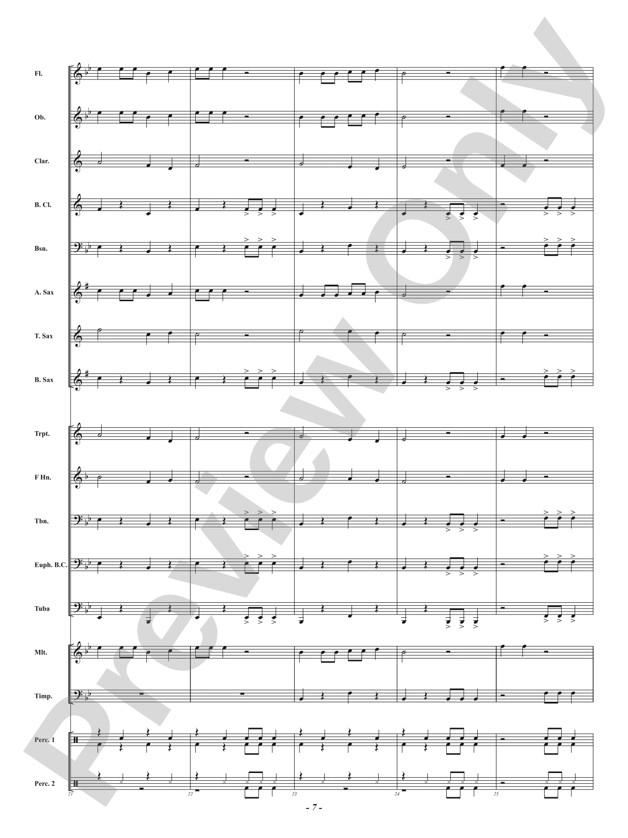 Ostirock: Concert Band Conductor Score & Parts