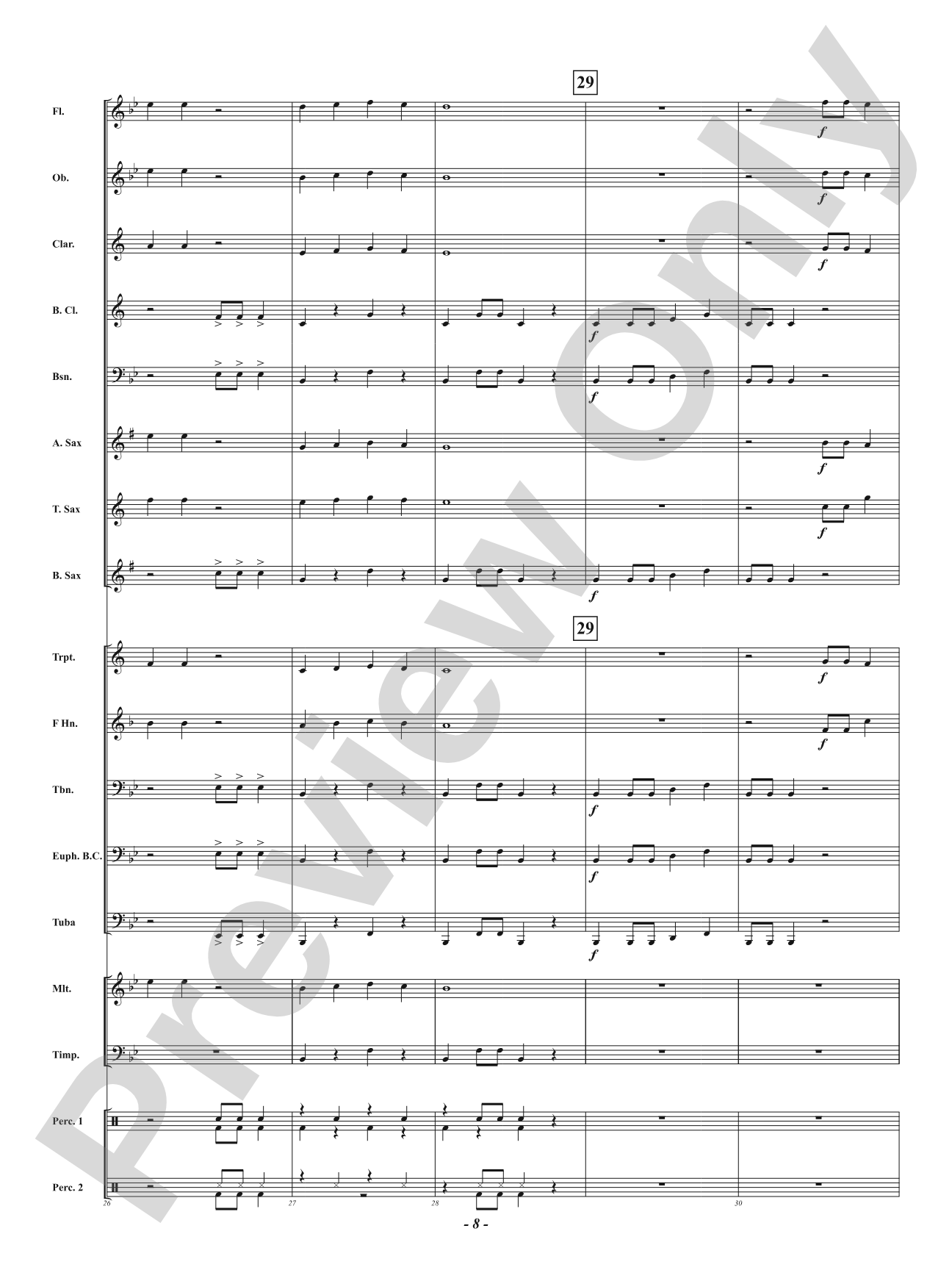 Ostirock: Concert Band Conductor Score & Parts
