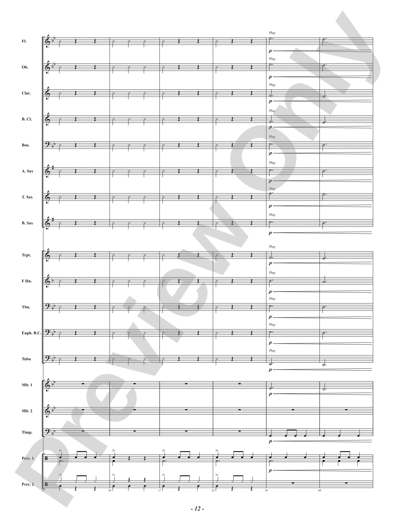 Midnight Sea Shanty: Concert Band Conductor Score & Parts
