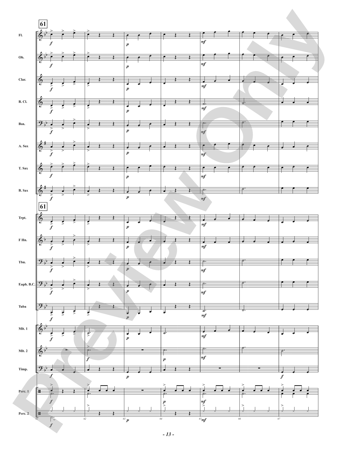 Midnight Sea Shanty: Concert Band Conductor Score & Parts