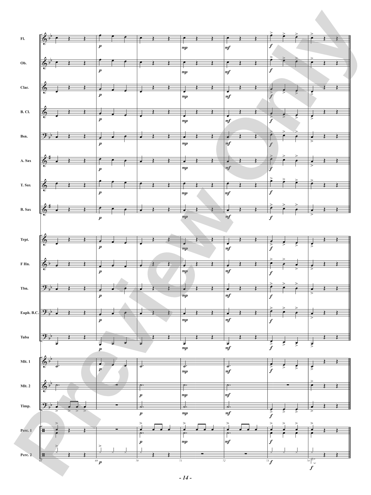 Midnight Sea Shanty: Concert Band Conductor Score & Parts