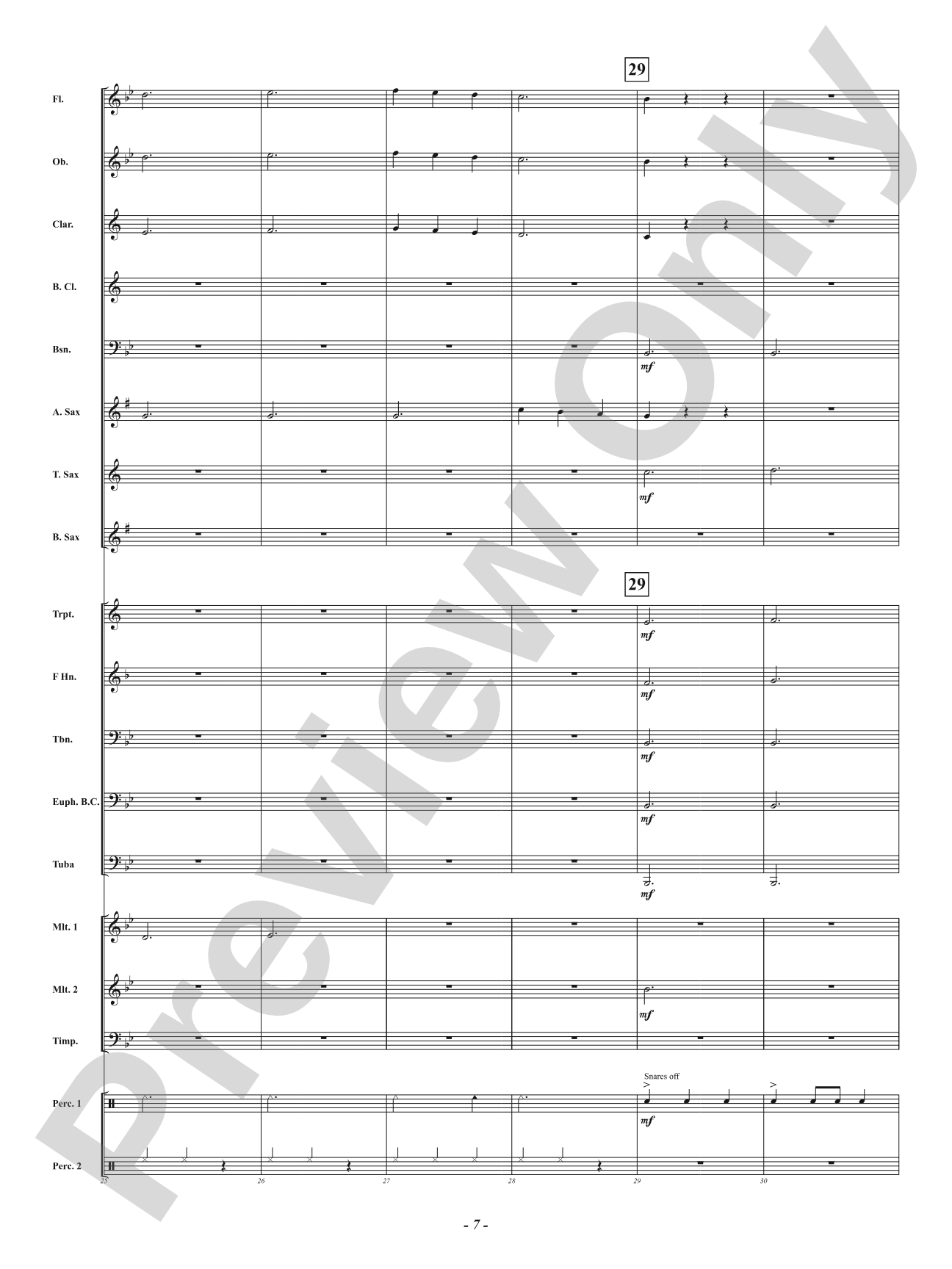 Midnight Sea Shanty: Concert Band Conductor Score & Parts