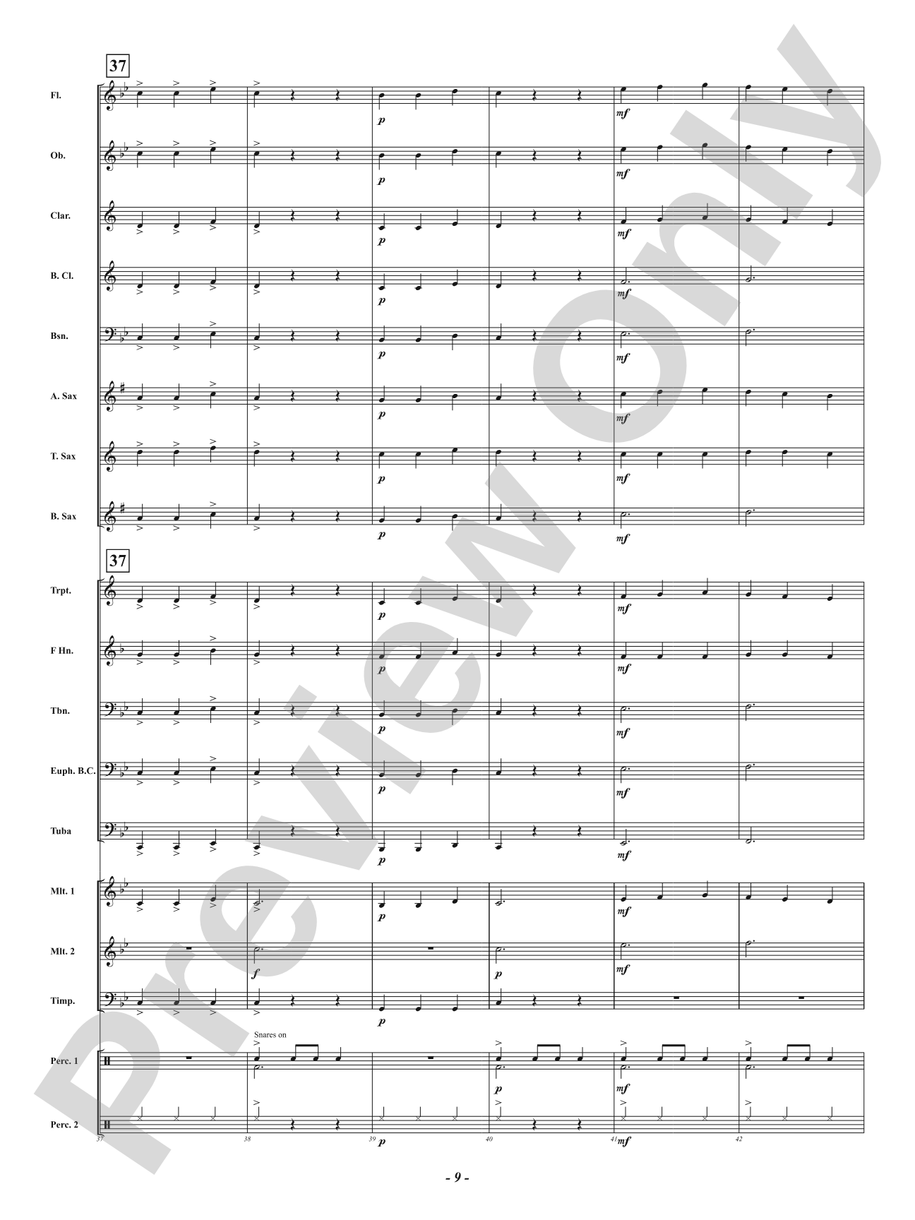 Midnight Sea Shanty: Concert Band Conductor Score & Parts