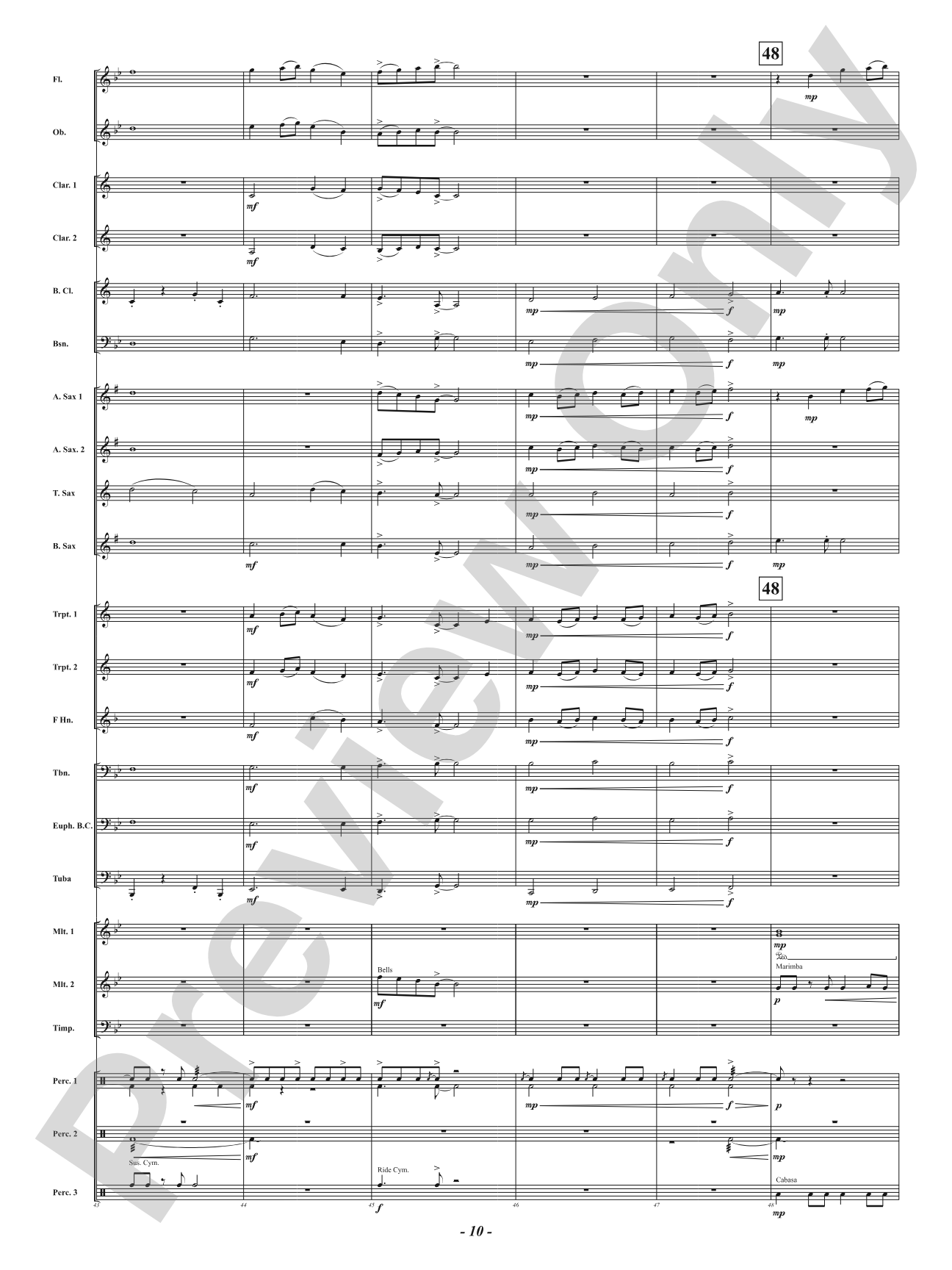 Unconquered Soul: Concert Band Conductor Score & Parts
