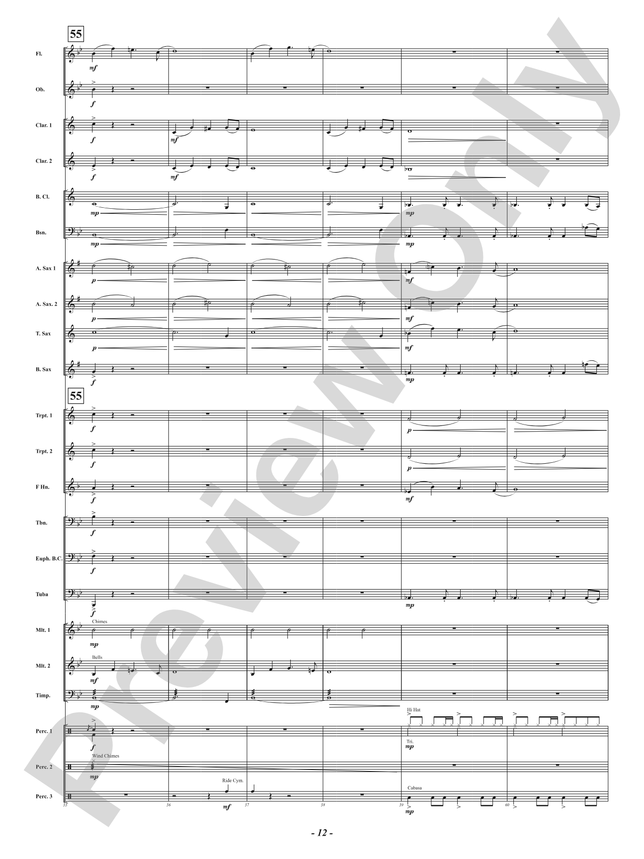 Unconquered Soul: Concert Band Conductor Score & Parts