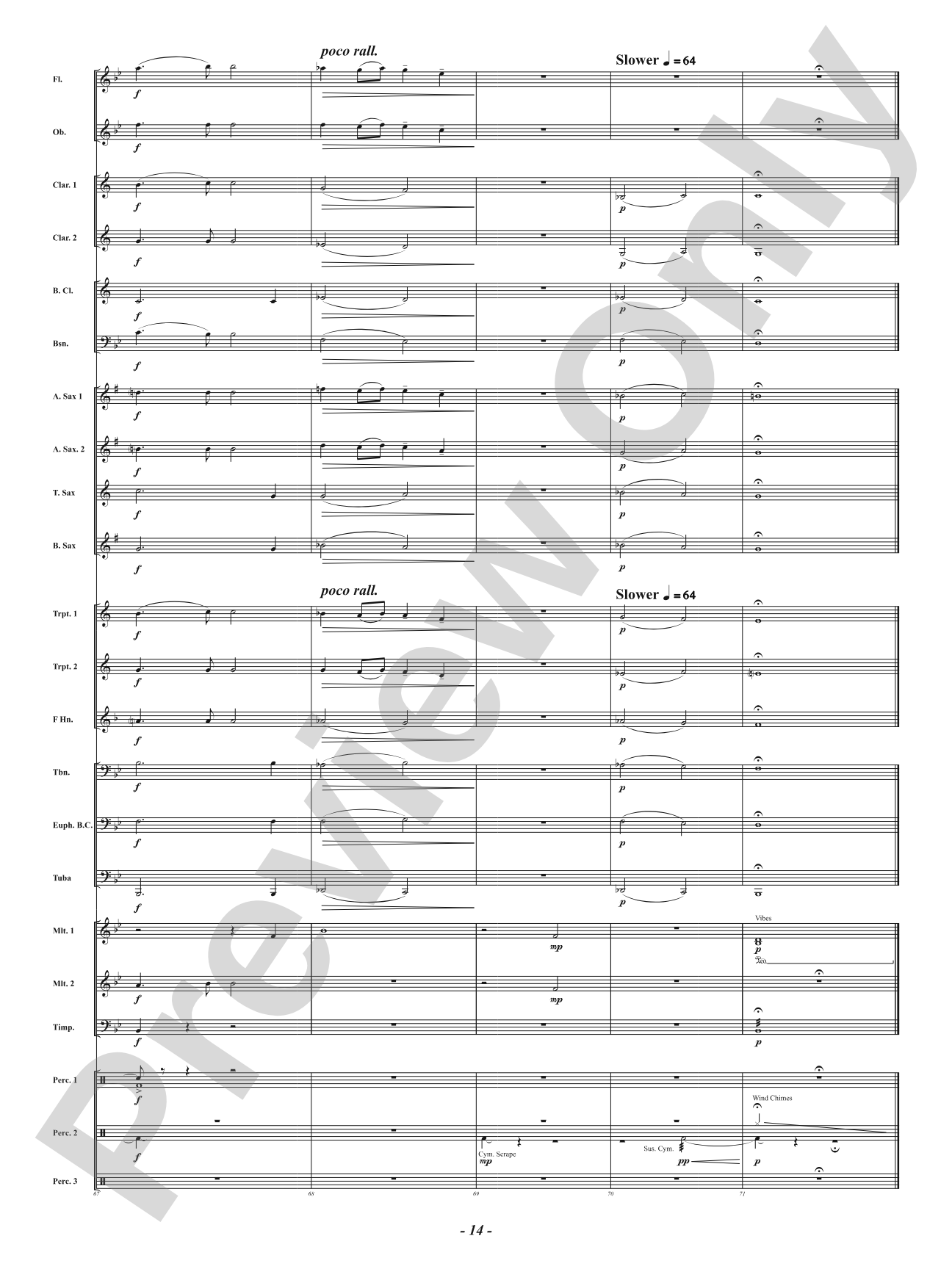 Unconquered Soul: Concert Band Conductor Score & Parts