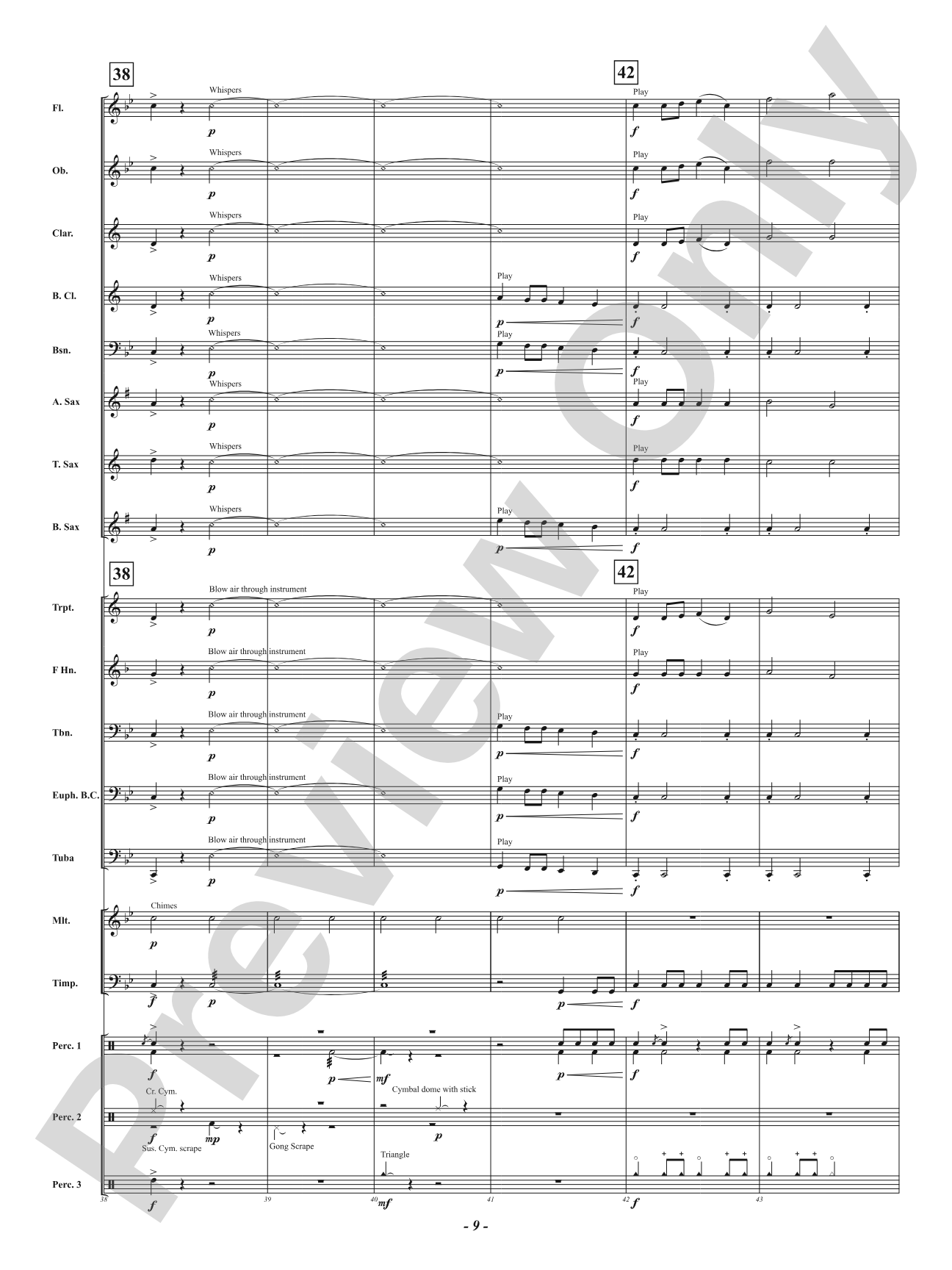 The Spirit Box: Concert Band Conductor Score & Parts