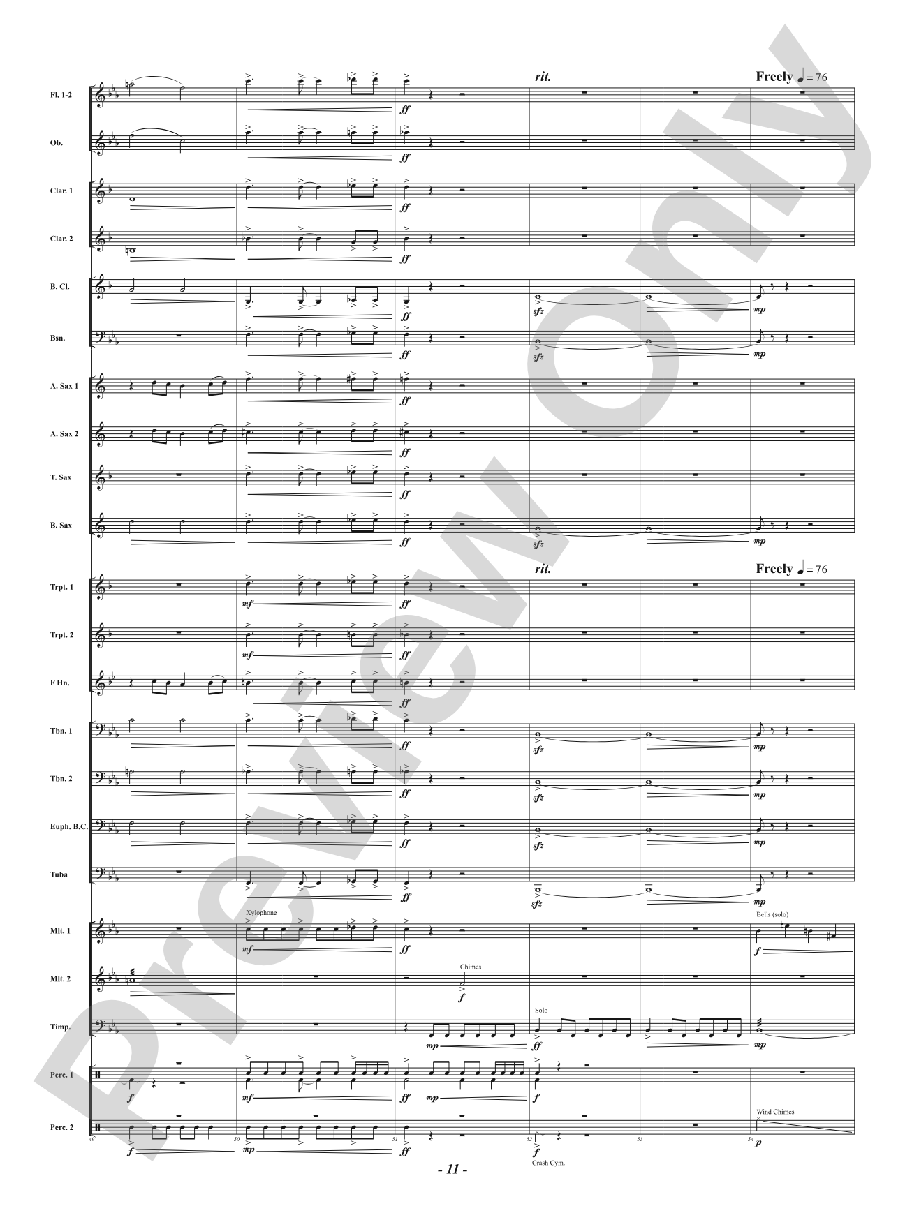 Without a Trace - The Disappearance of the "Lady Be Good" WWII Bomber: Concert Band Conductor Score & Parts