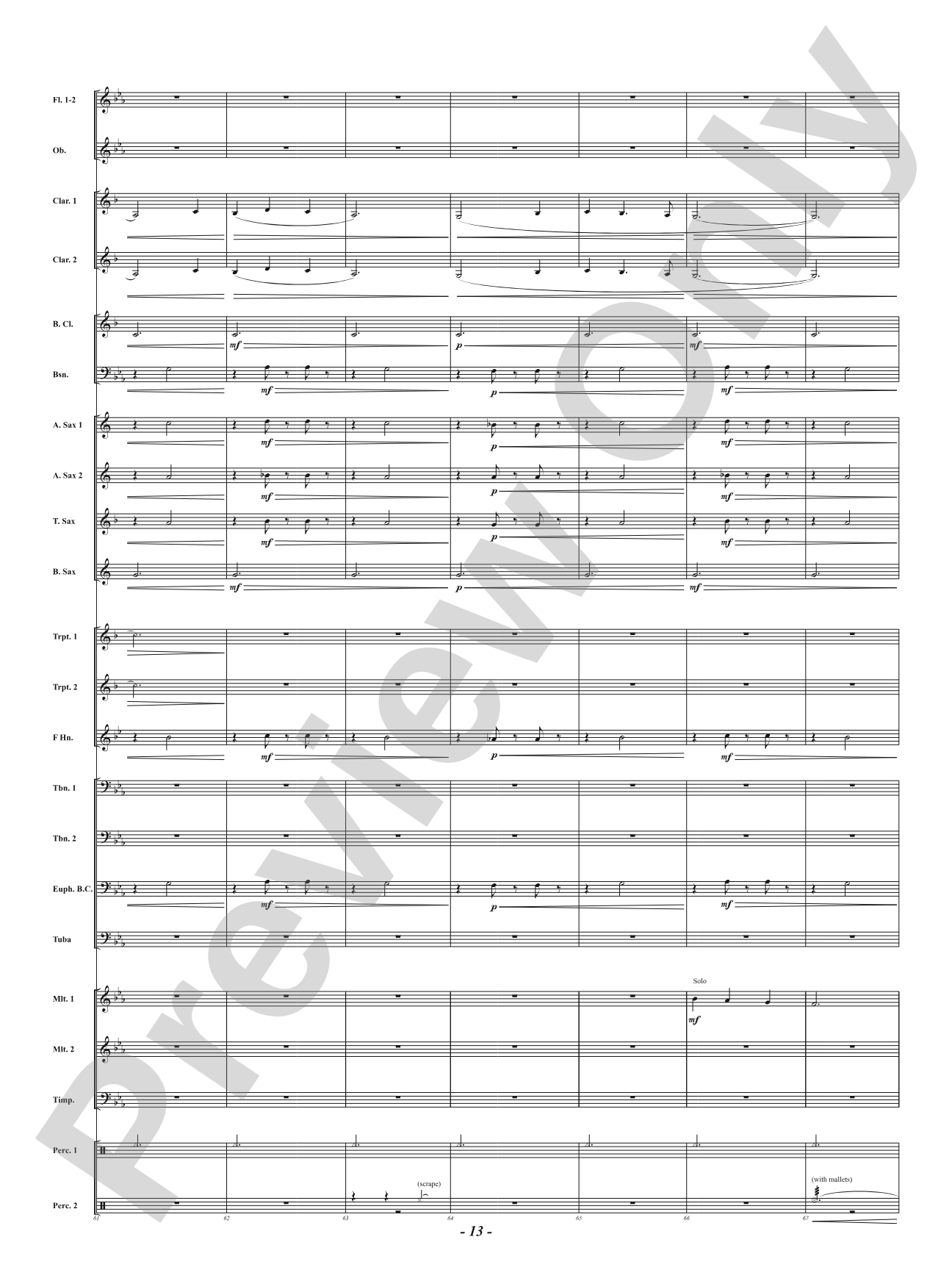 Without a Trace - The Disappearance of the "Lady Be Good" WWII Bomber: Concert Band Conductor Score & Parts