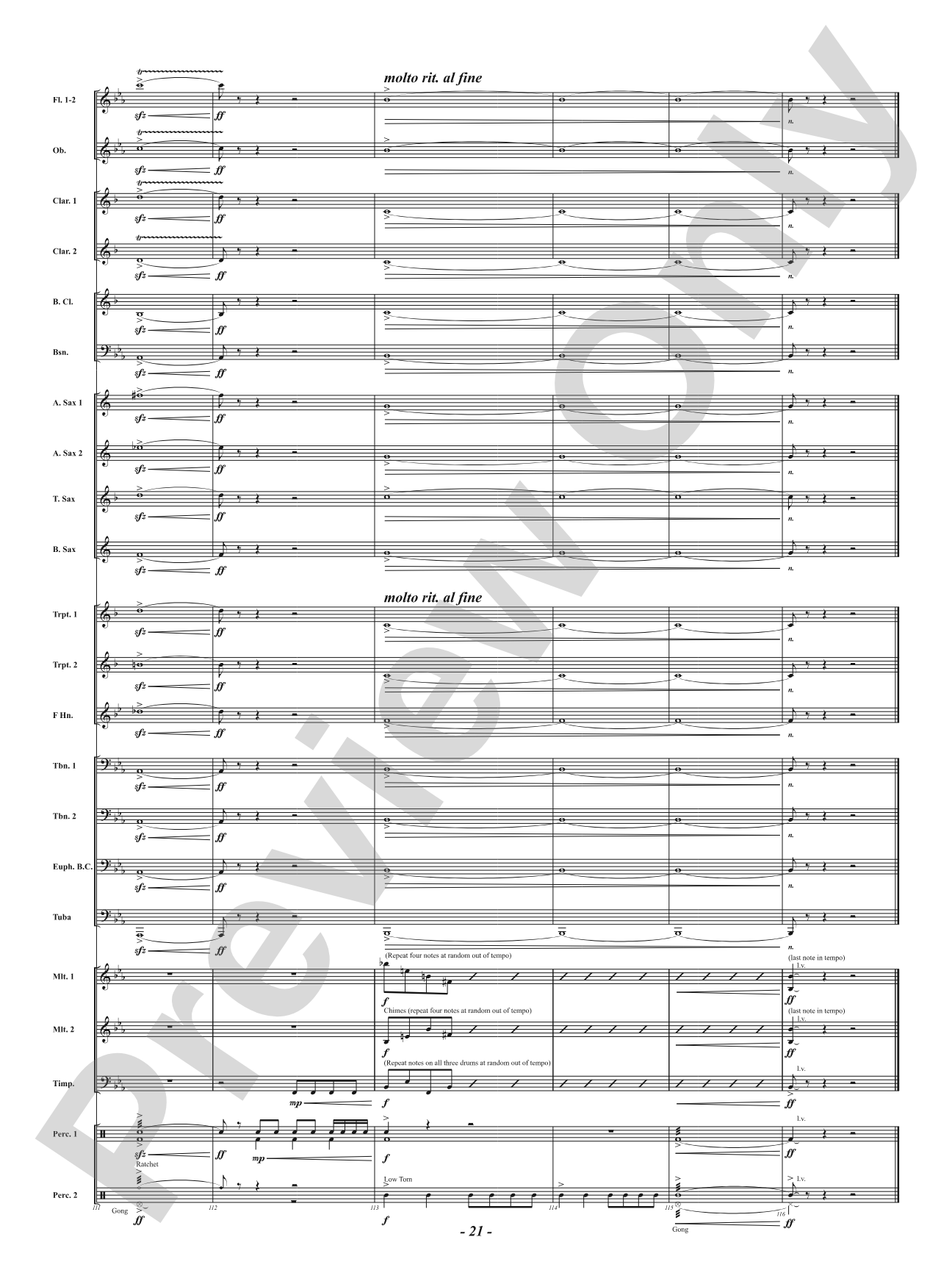 Without a Trace - The Disappearance of the "Lady Be Good" WWII Bomber: Concert Band Conductor Score & Parts