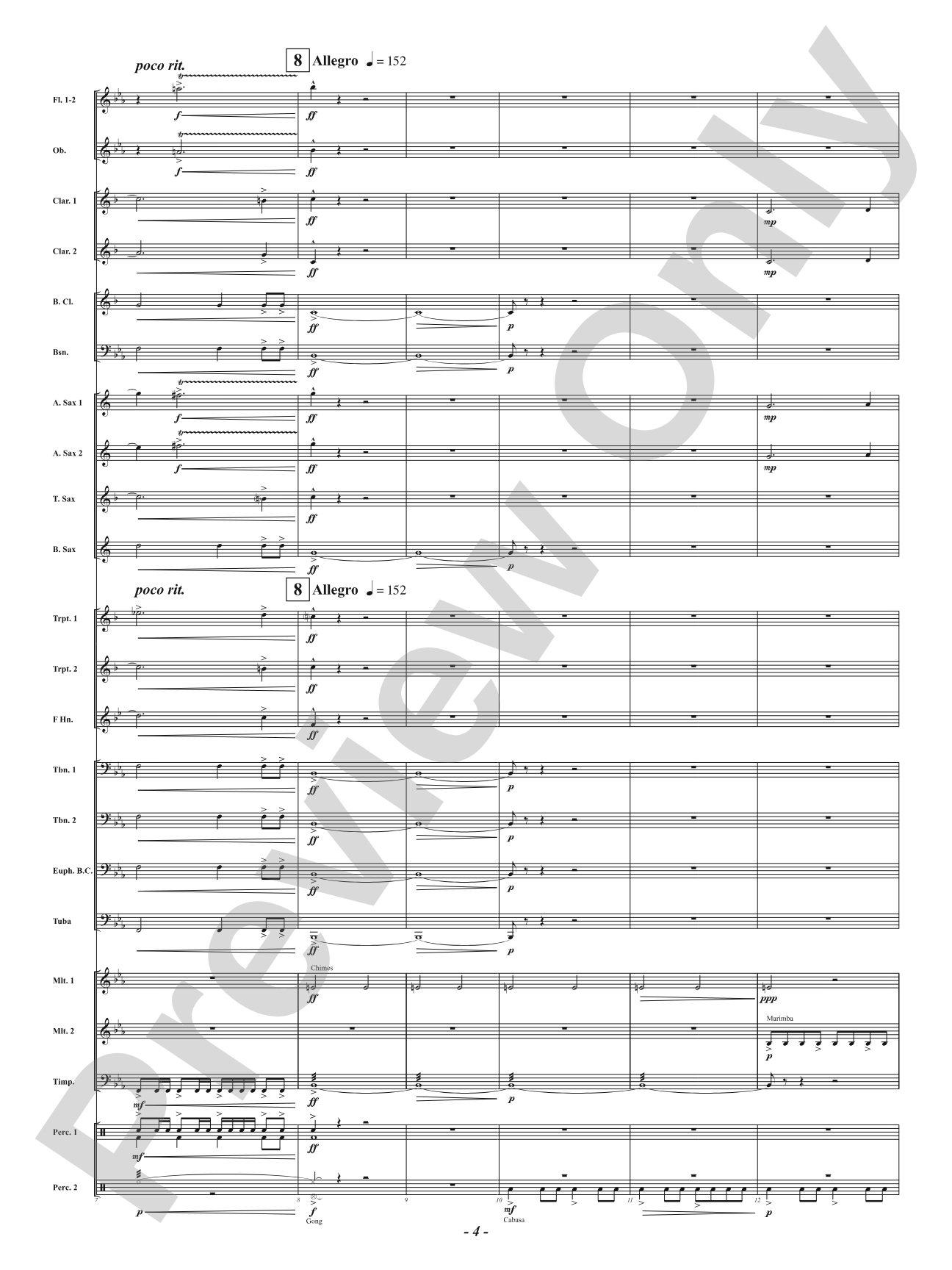 Without a Trace - The Disappearance of the "Lady Be Good" WWII Bomber: Concert Band Conductor Score & Parts