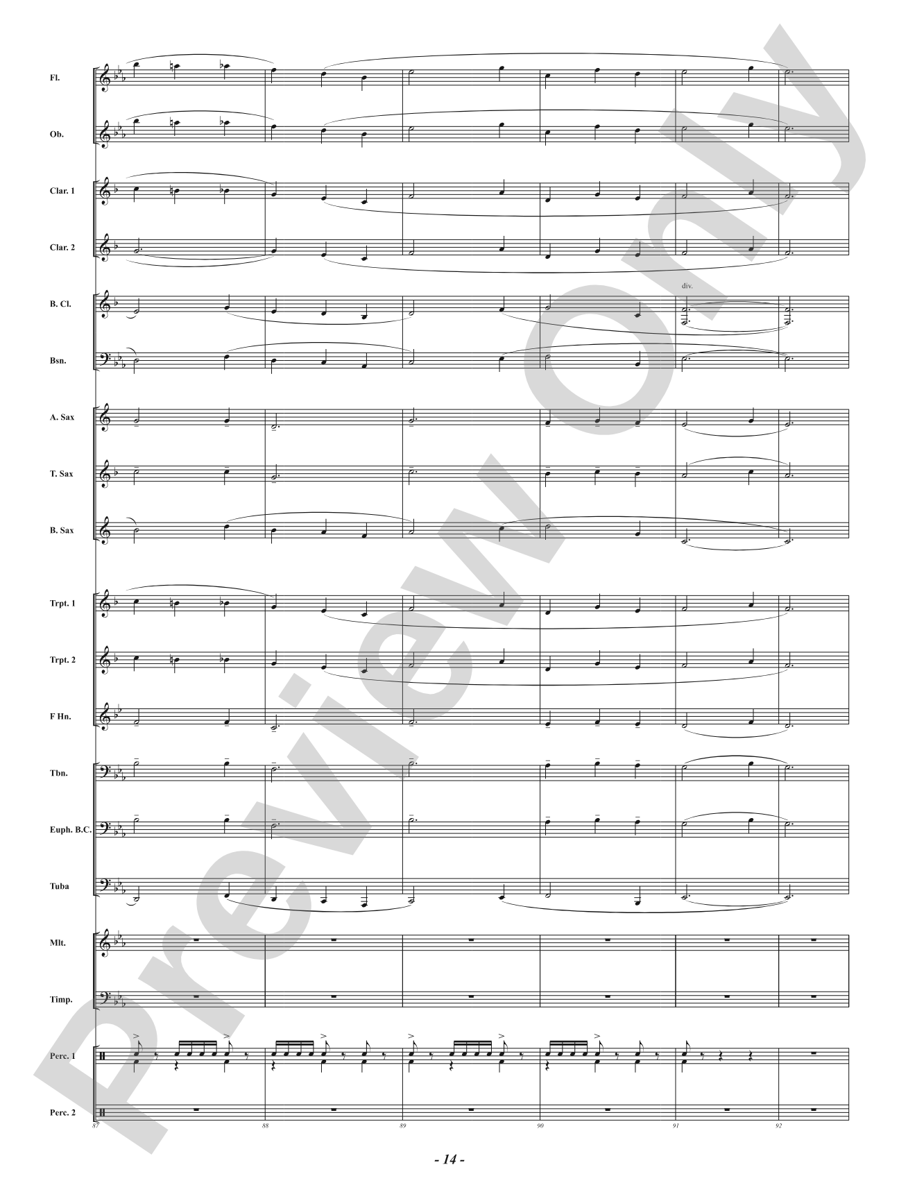 Catalan Serenade: Concert Band Conductor Score & Parts
