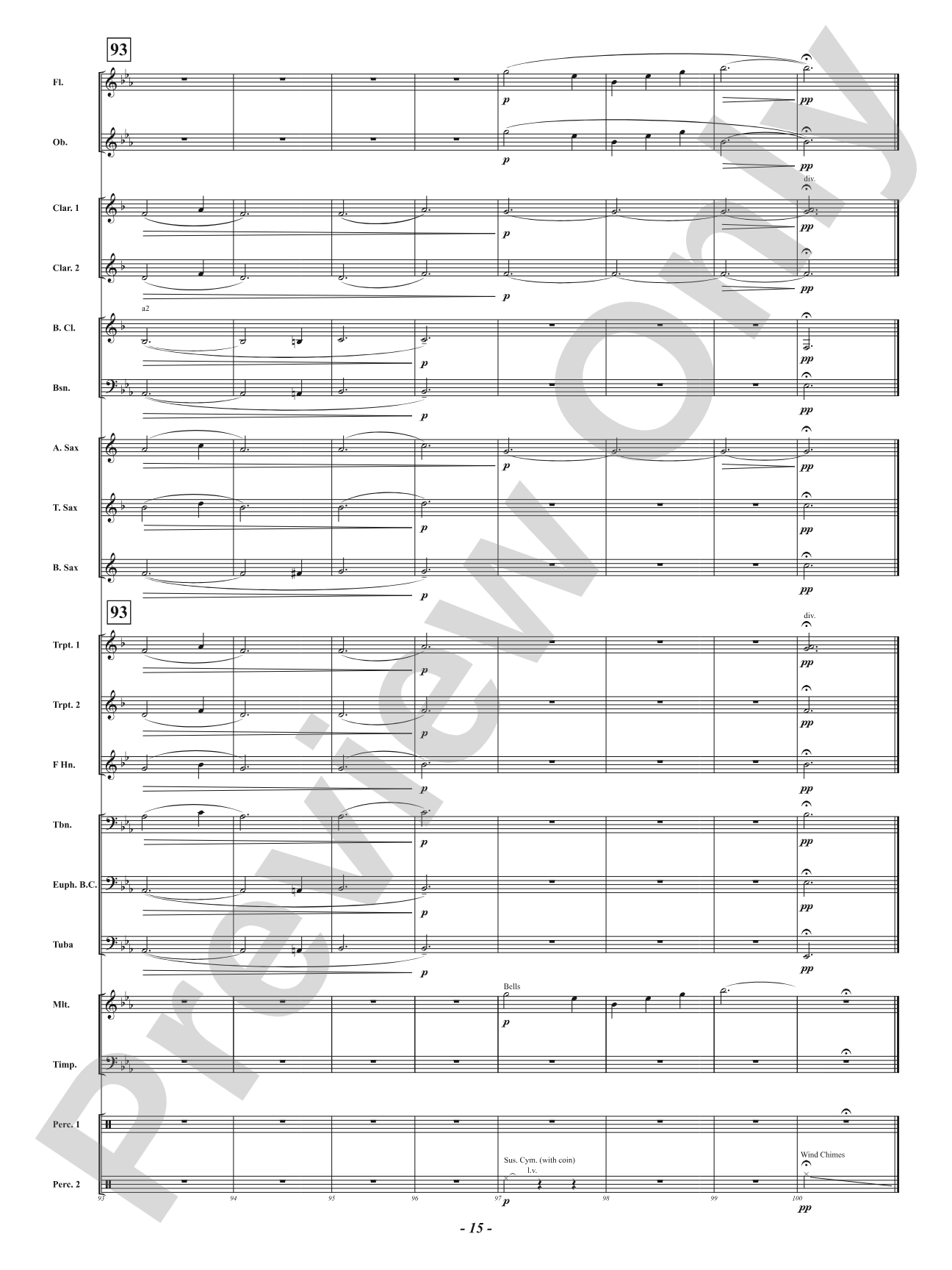 Catalan Serenade: Concert Band Conductor Score & Parts
