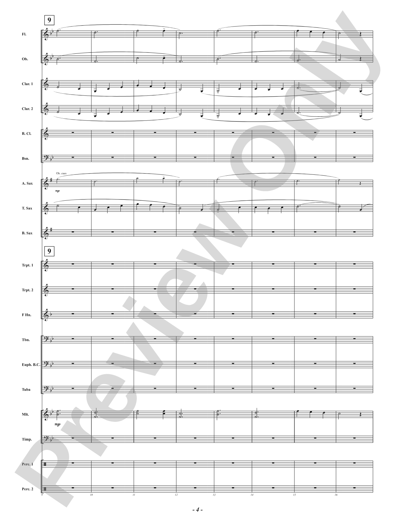 Catalan Serenade: Concert Band Conductor Score & Parts