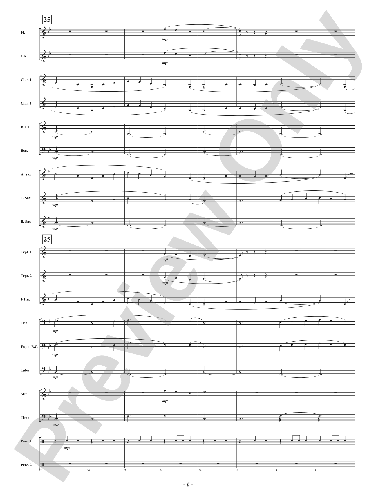 Catalan Serenade: Concert Band Conductor Score & Parts