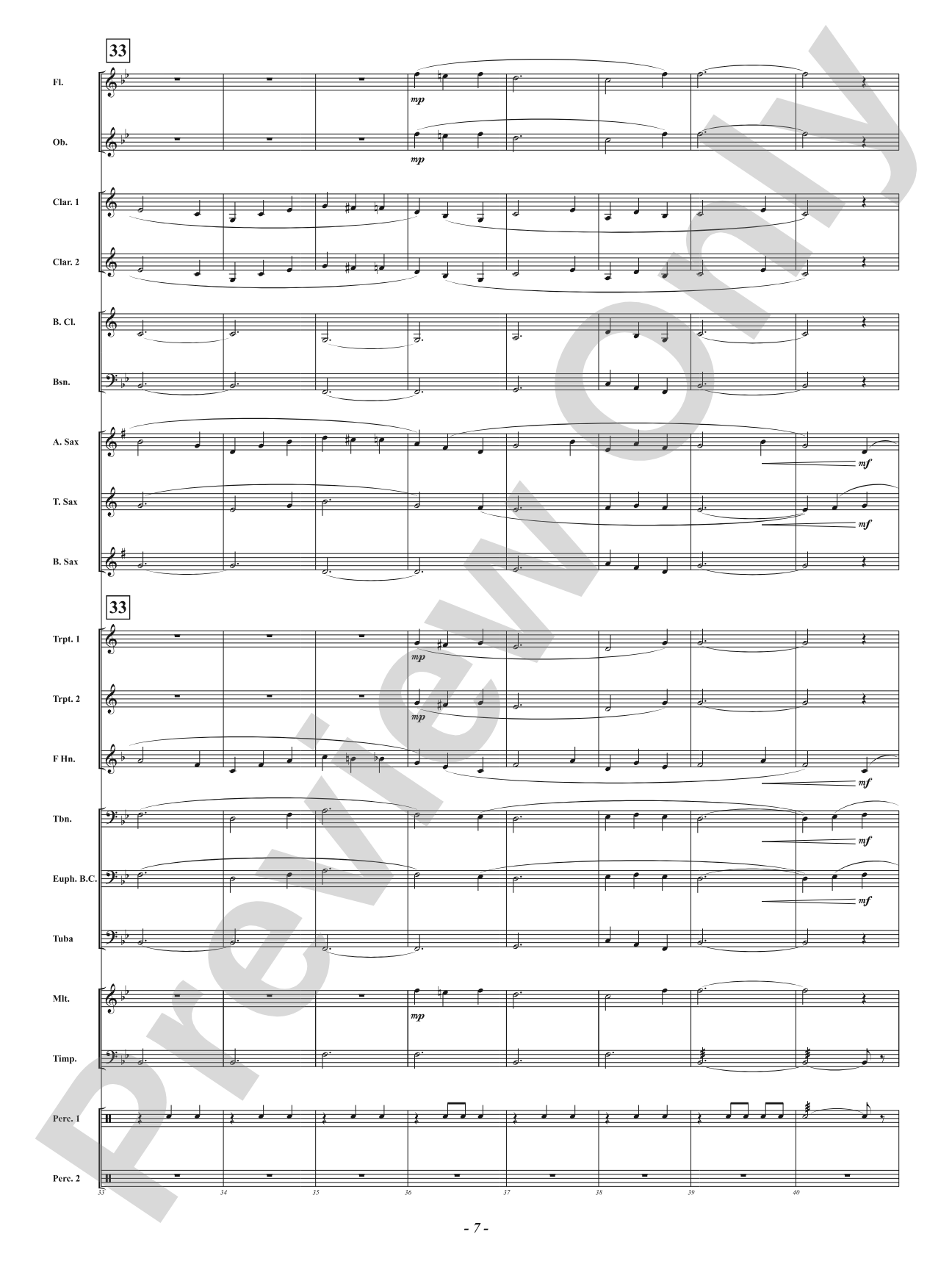 Catalan Serenade: Concert Band Conductor Score & Parts