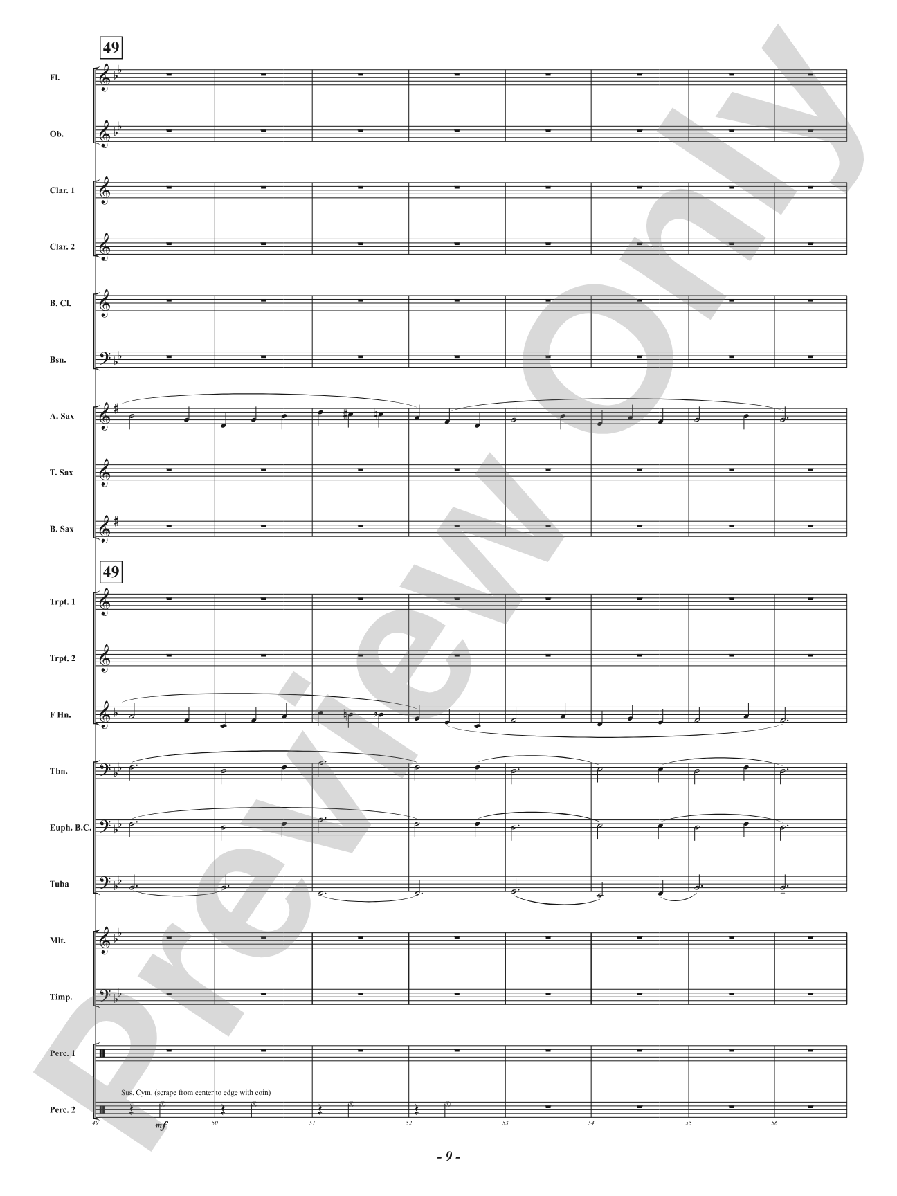 Catalan Serenade: Concert Band Conductor Score & Parts
