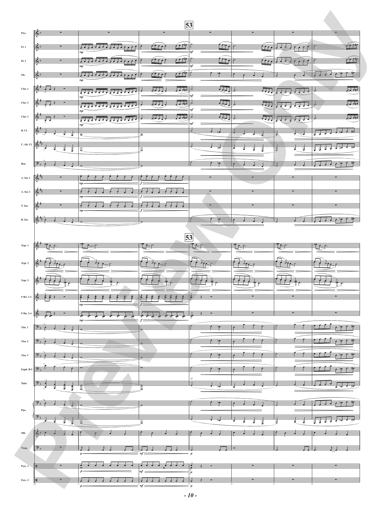 Mutations: Concert Band Conductor Score & Parts