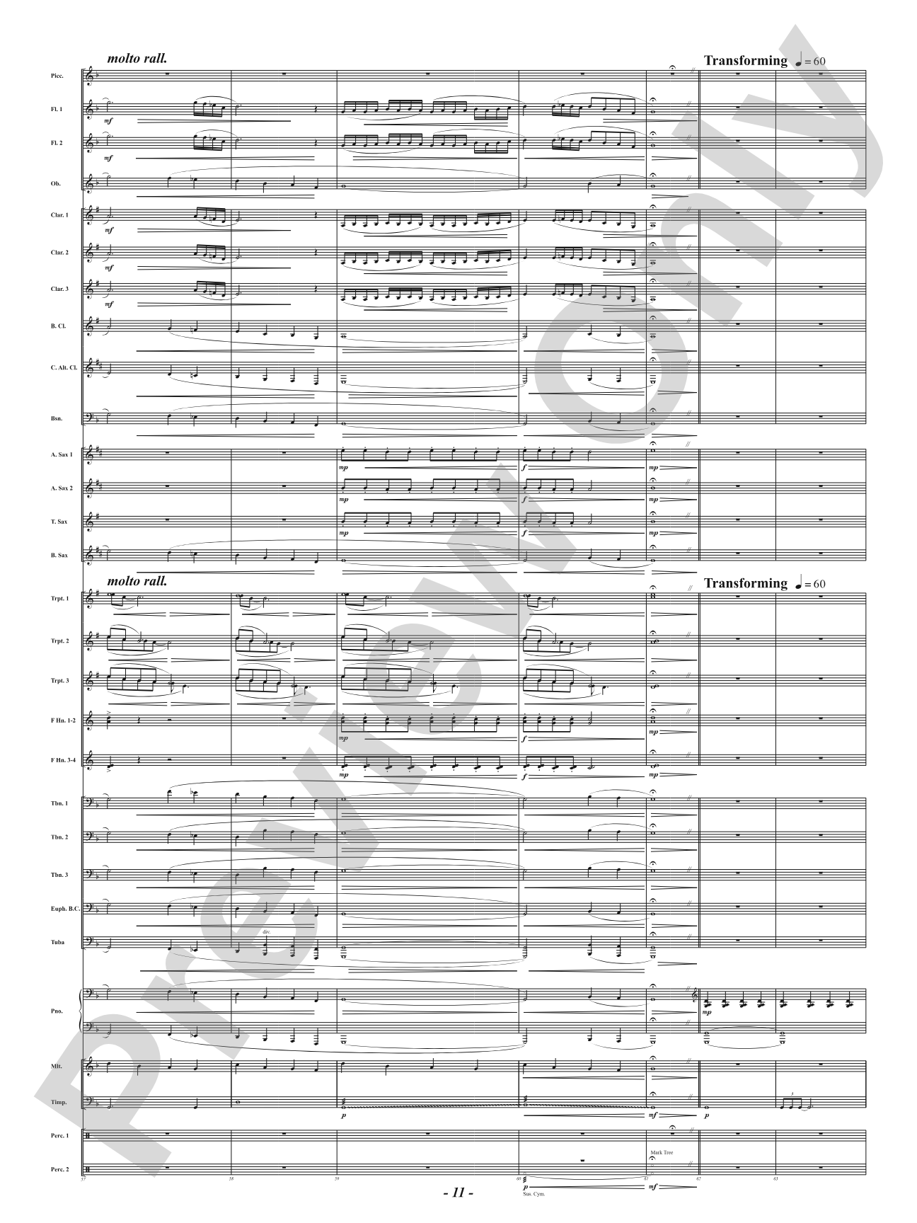 Mutations: Concert Band Conductor Score & Parts