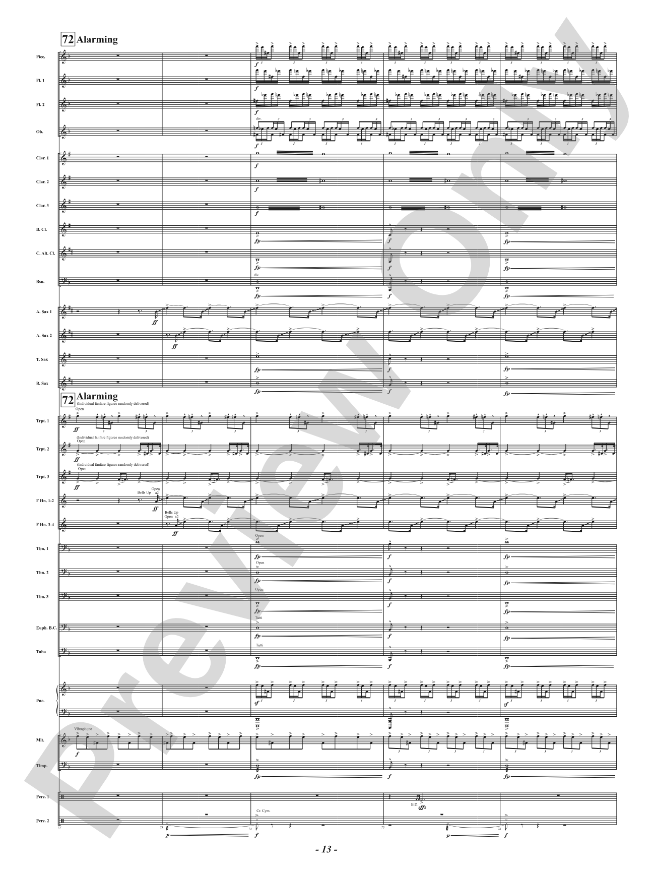 Mutations: Concert Band Conductor Score & Parts