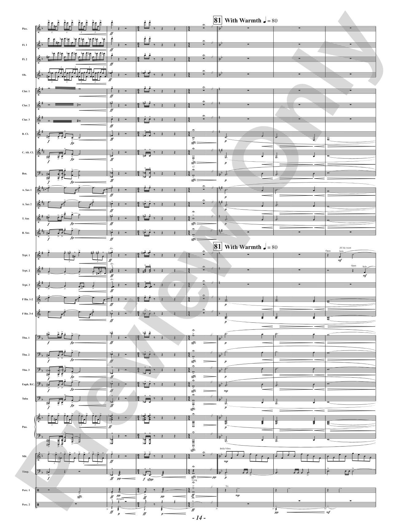 Mutations: Concert Band Conductor Score & Parts