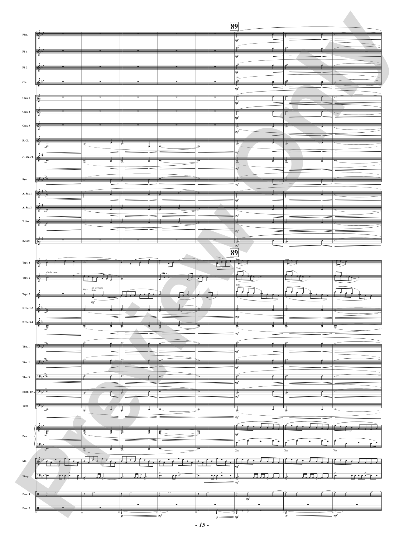 Mutations: Concert Band Conductor Score & Parts