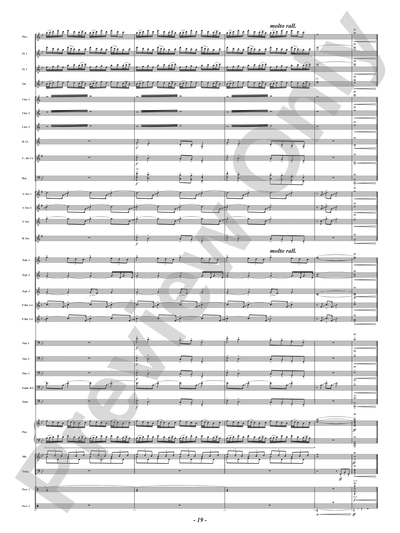 Mutations: Concert Band Conductor Score & Parts
