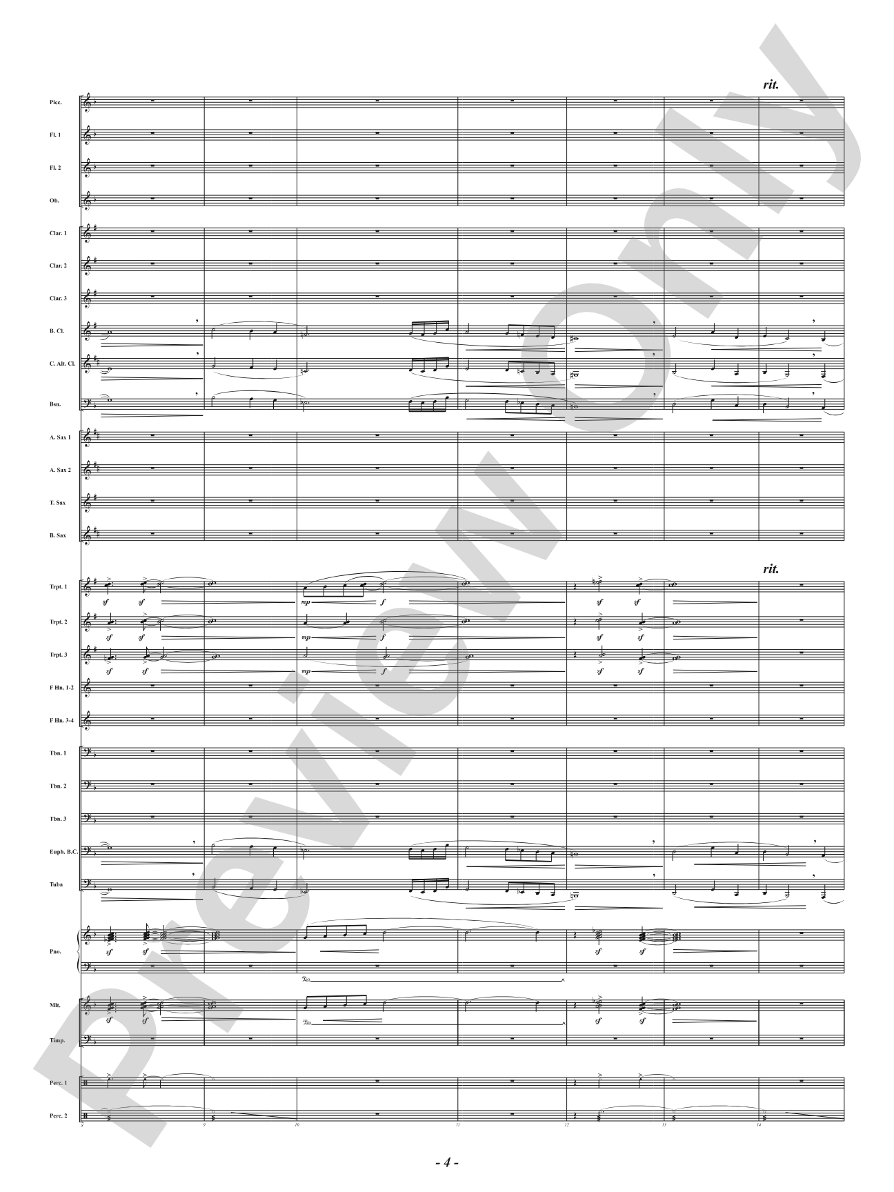 Mutations: Concert Band Conductor Score & Parts