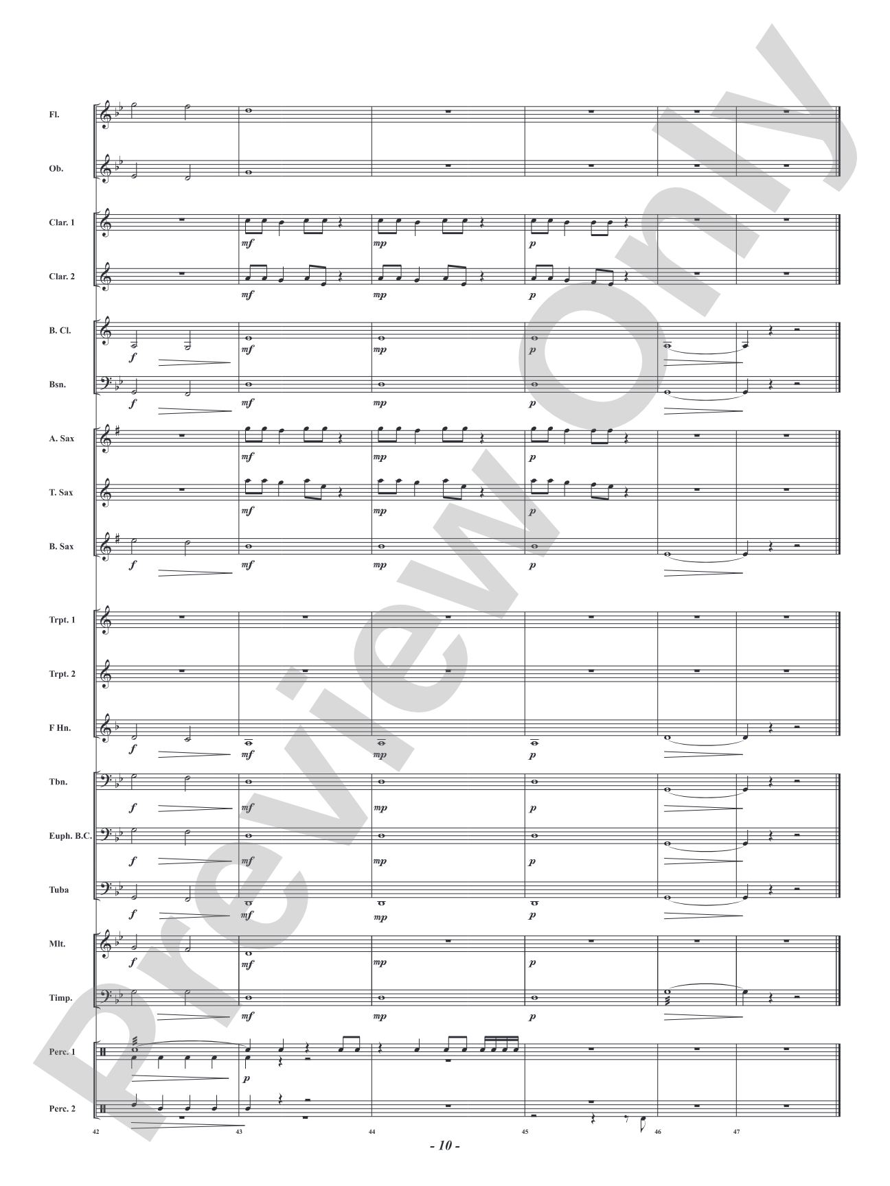 Reptillia - Slithering Sixteenths: Concert Band Conductor Score & Parts