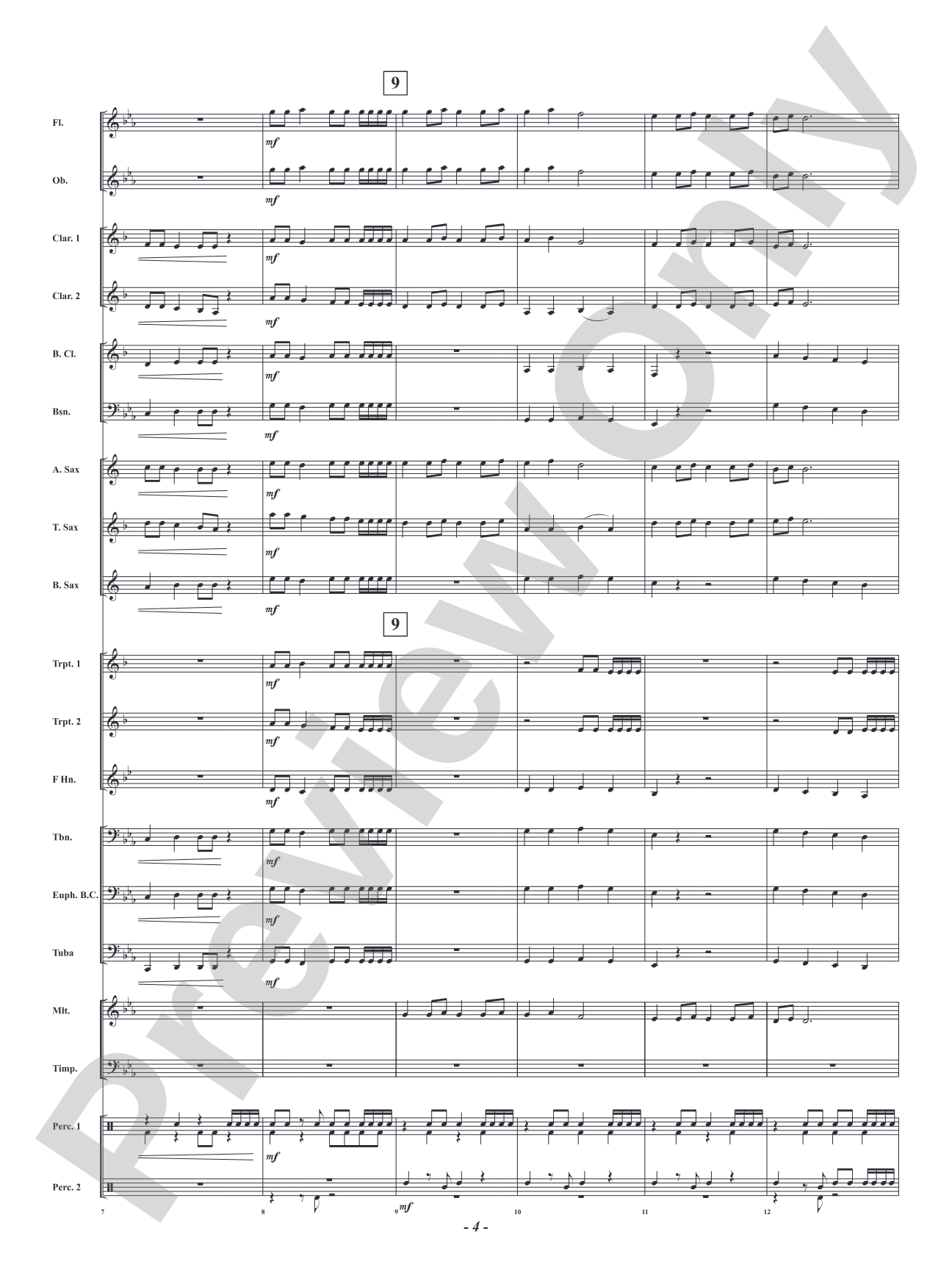 Reptillia - Slithering Sixteenths: Concert Band Conductor Score & Parts