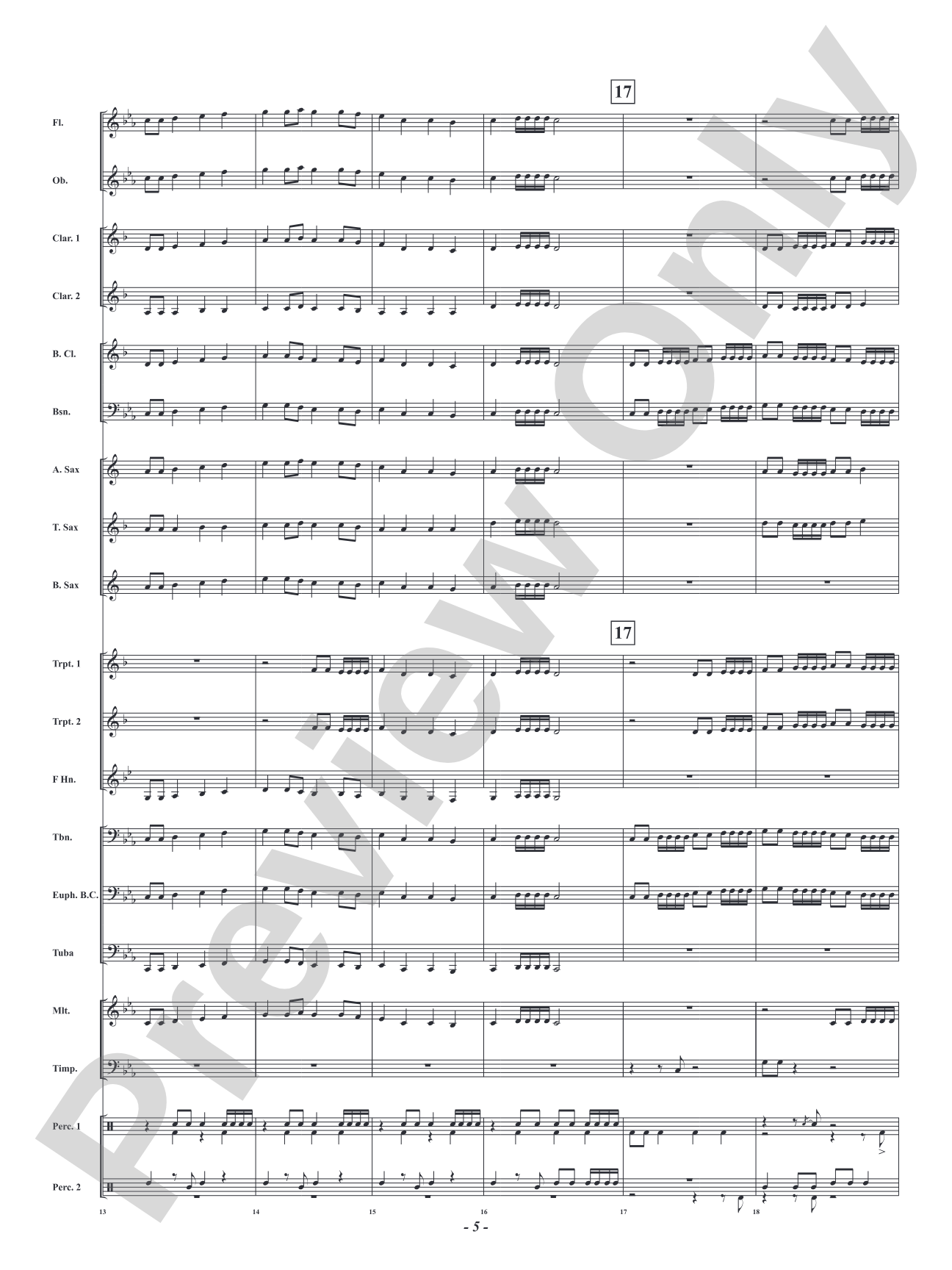 Reptillia - Slithering Sixteenths: Concert Band Conductor Score & Parts