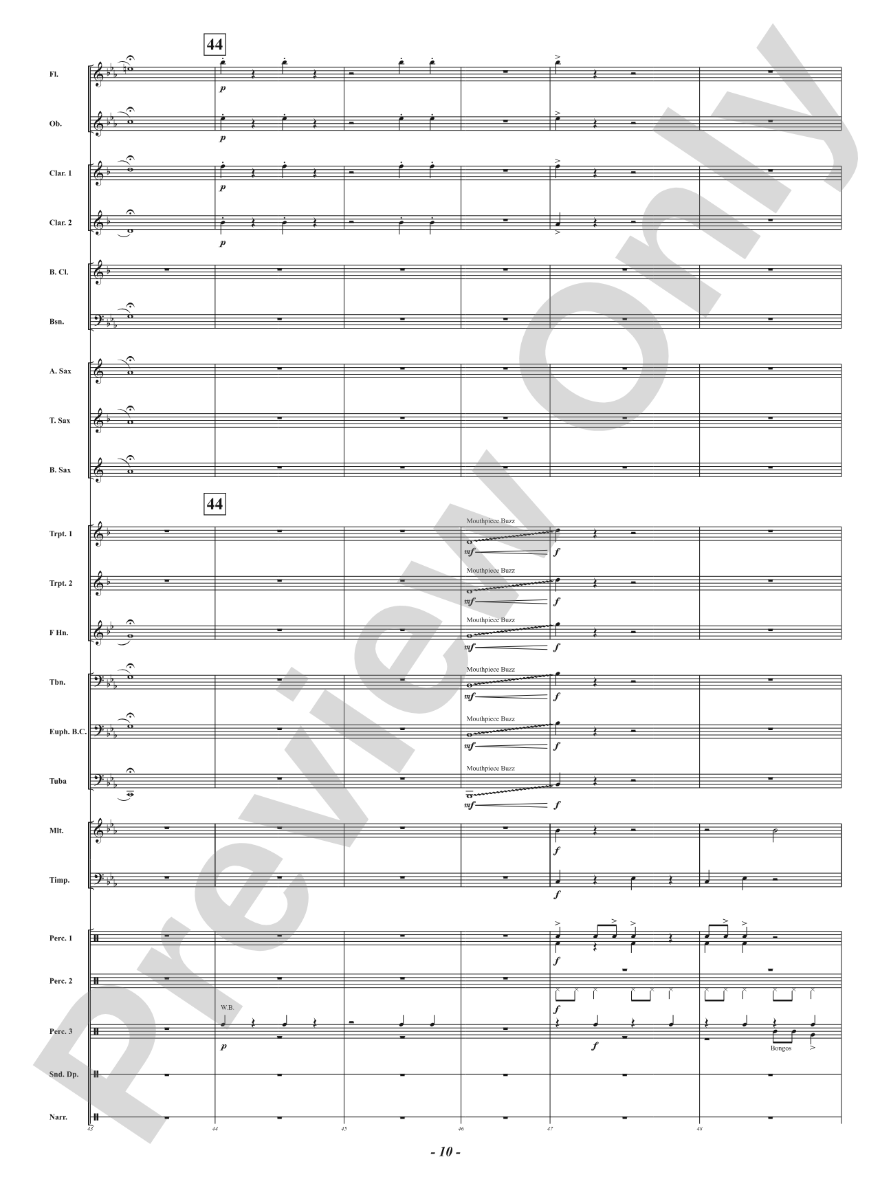 Shredder: Concert Band Conductor Score & Parts