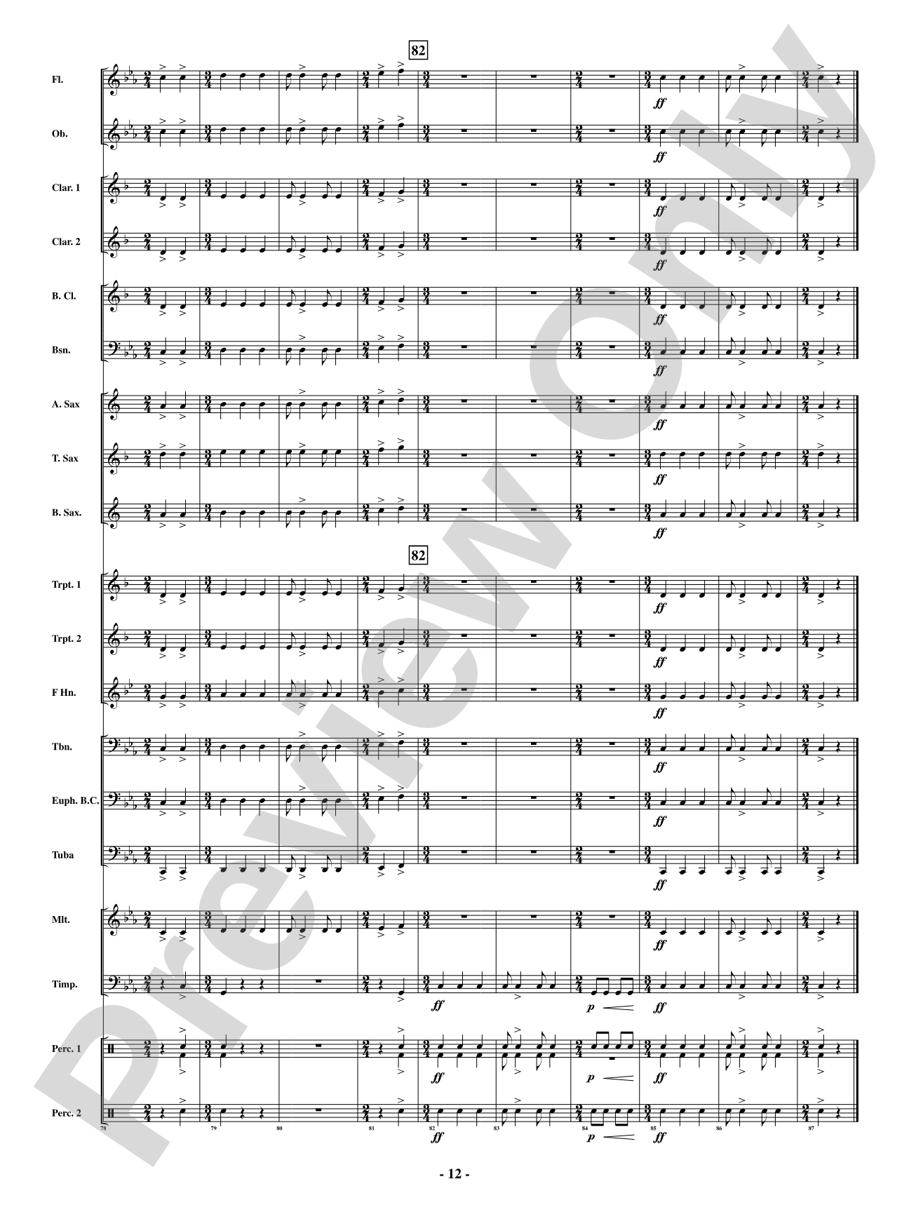 Alala - Battle Cry of the Ancients: Concert Band Conductor Score & Parts