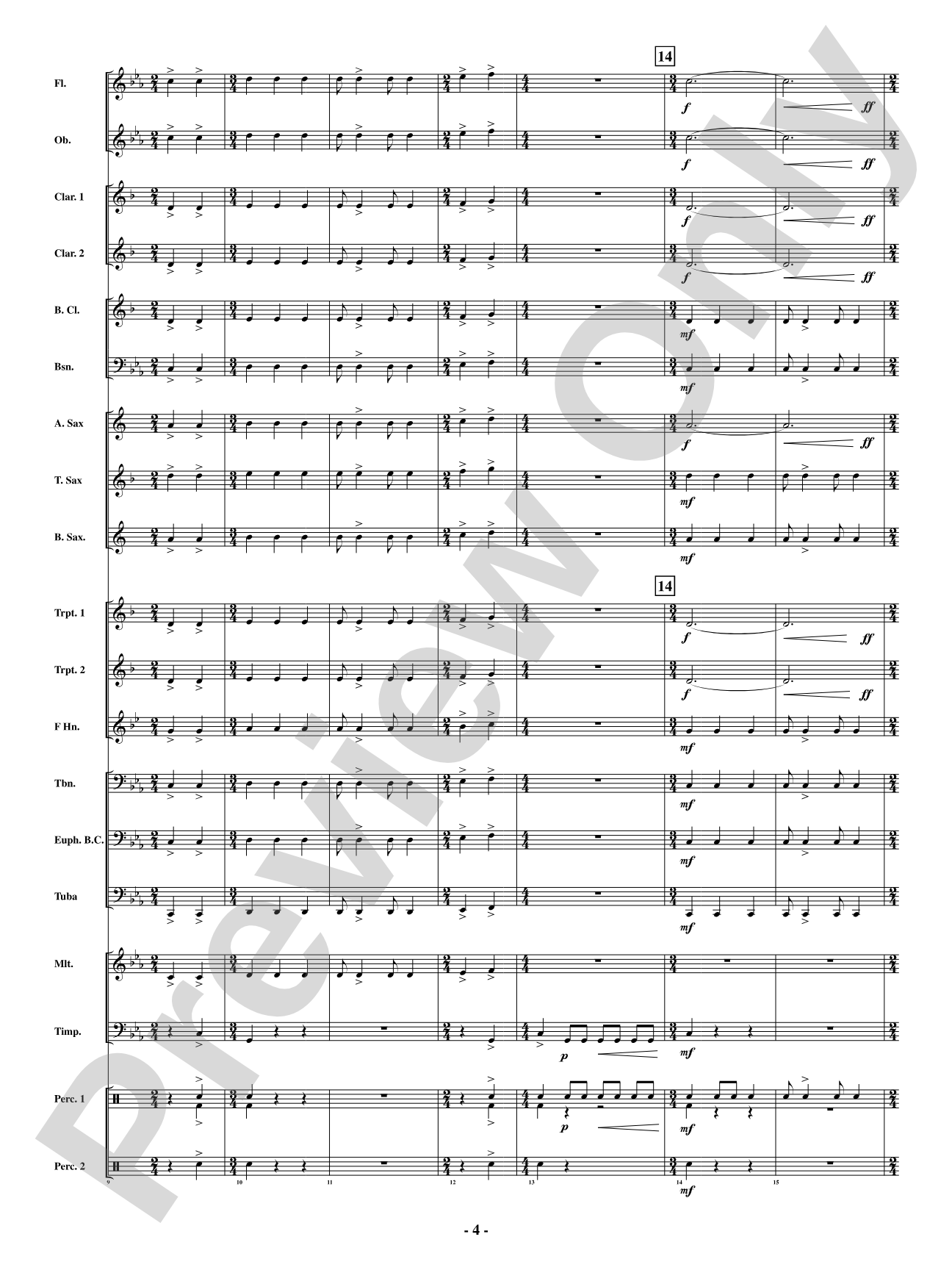 Alala - Battle Cry of the Ancients: Concert Band Conductor Score & Parts