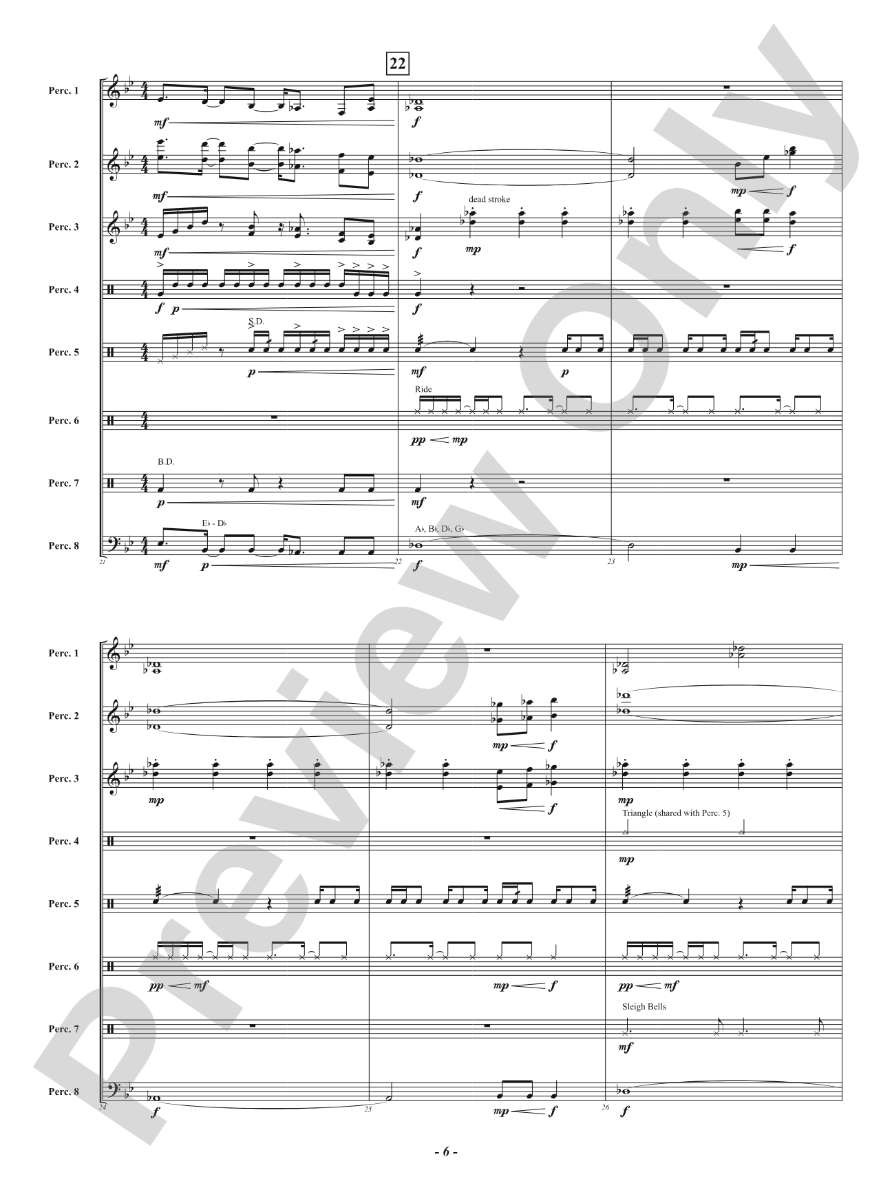 Ritmo Bongito: Score