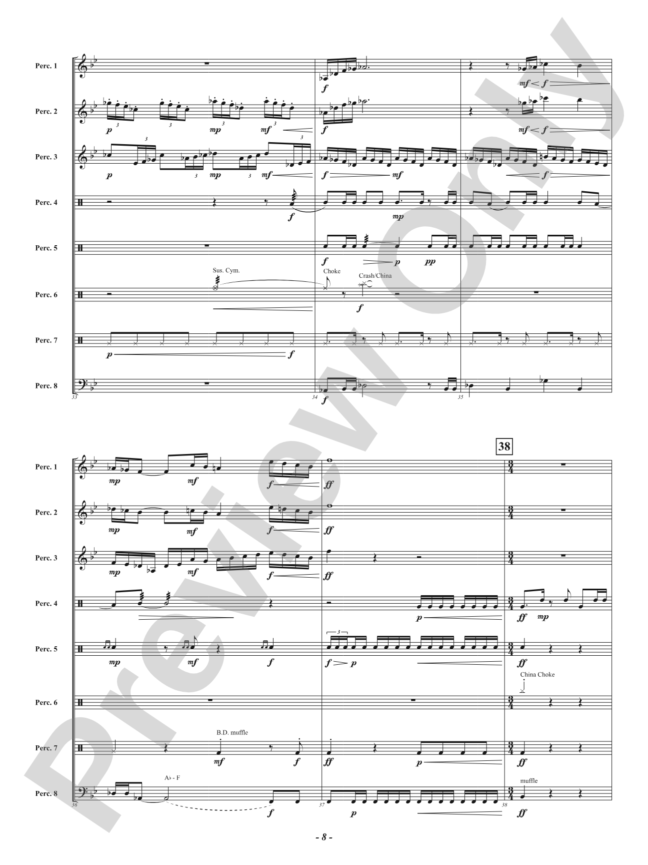Ritmo Bongito: Score