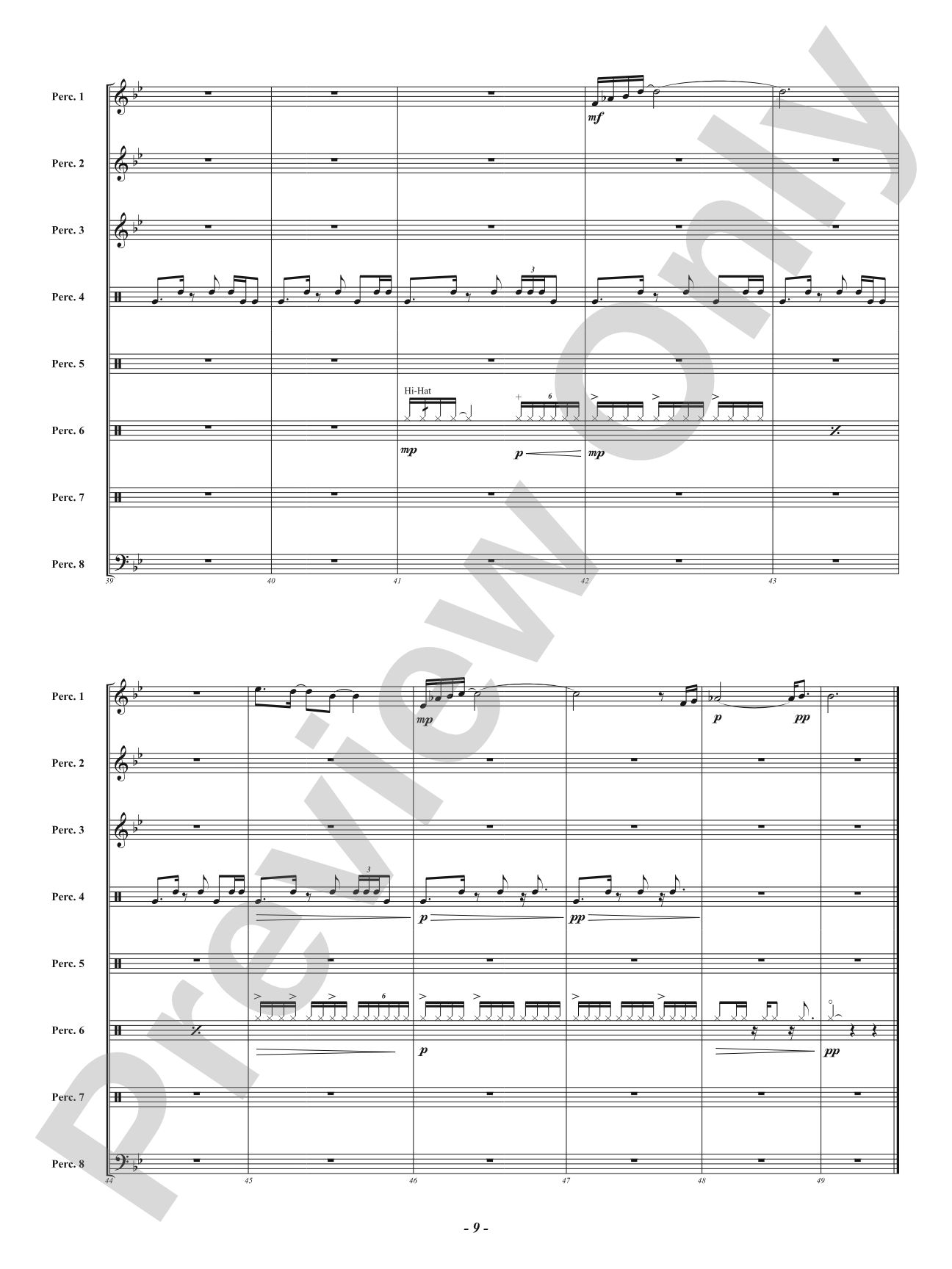 Ritmo Bongito: Score