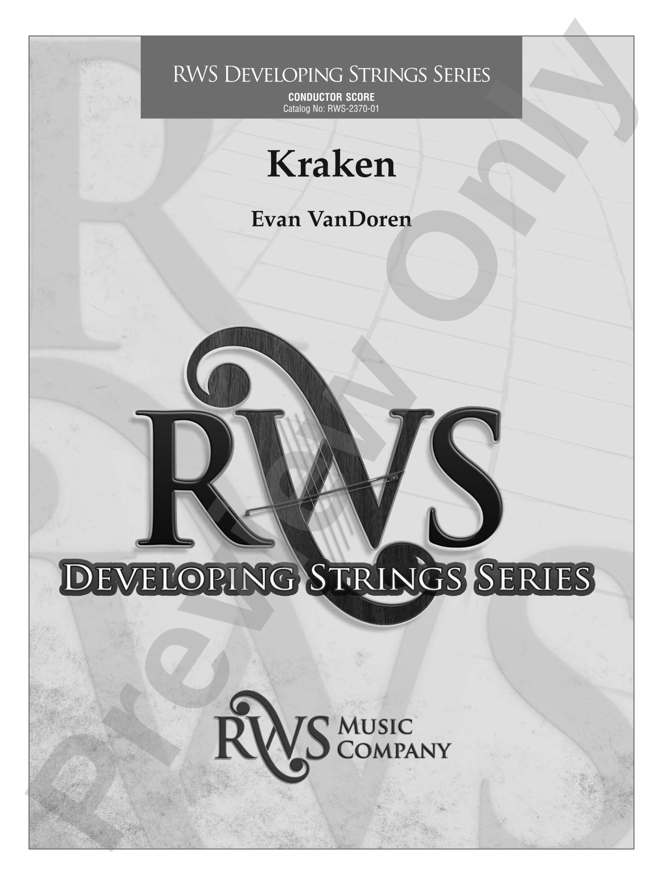 Kraken: String Orchestra Conductor Score & Parts
