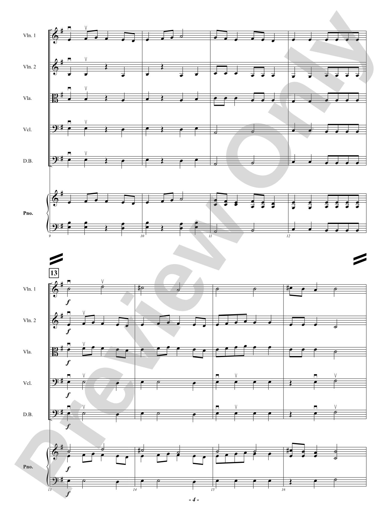 Kraken: String Orchestra Conductor Score & Parts
