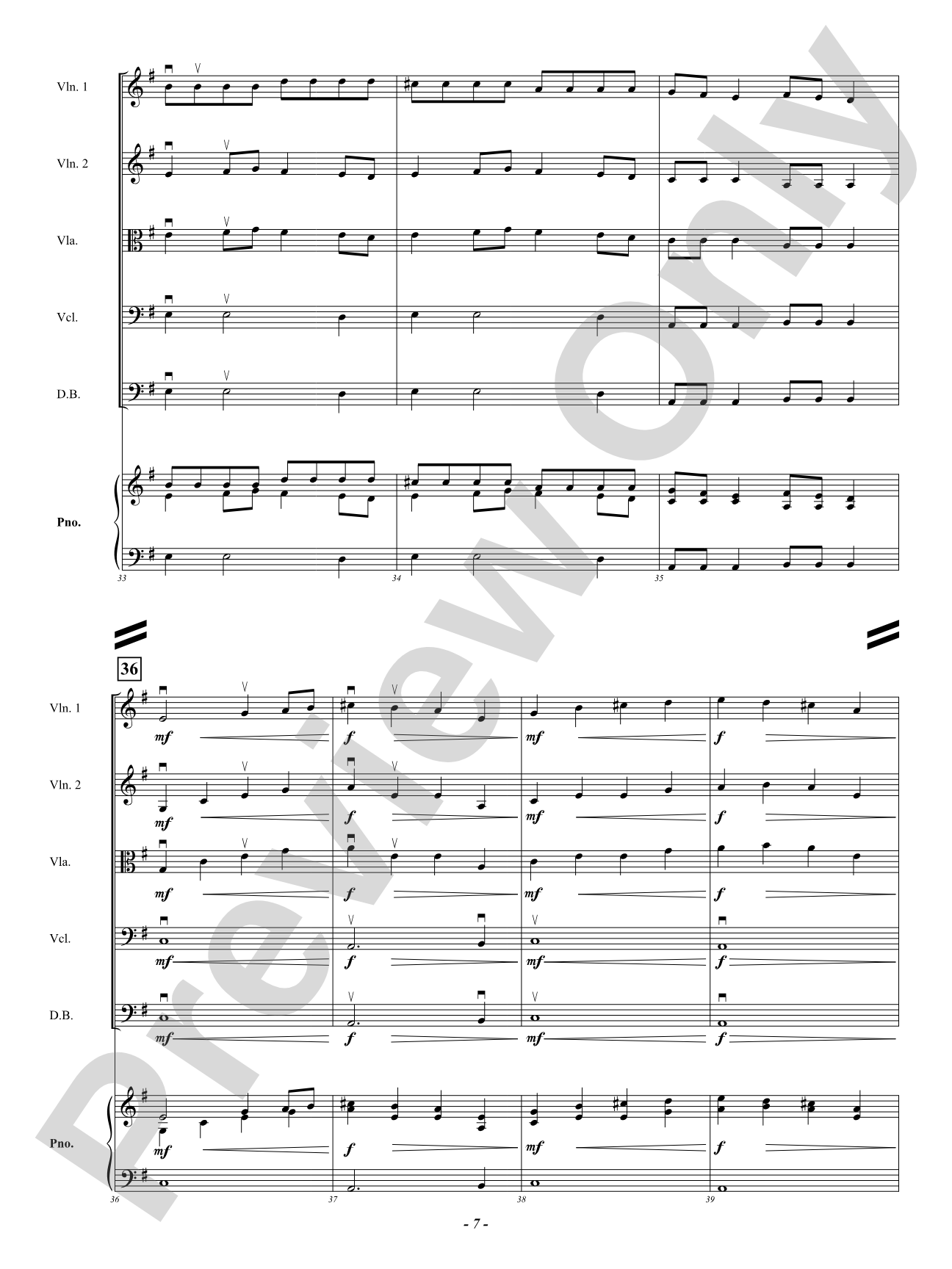 Kraken: String Orchestra Conductor Score & Parts