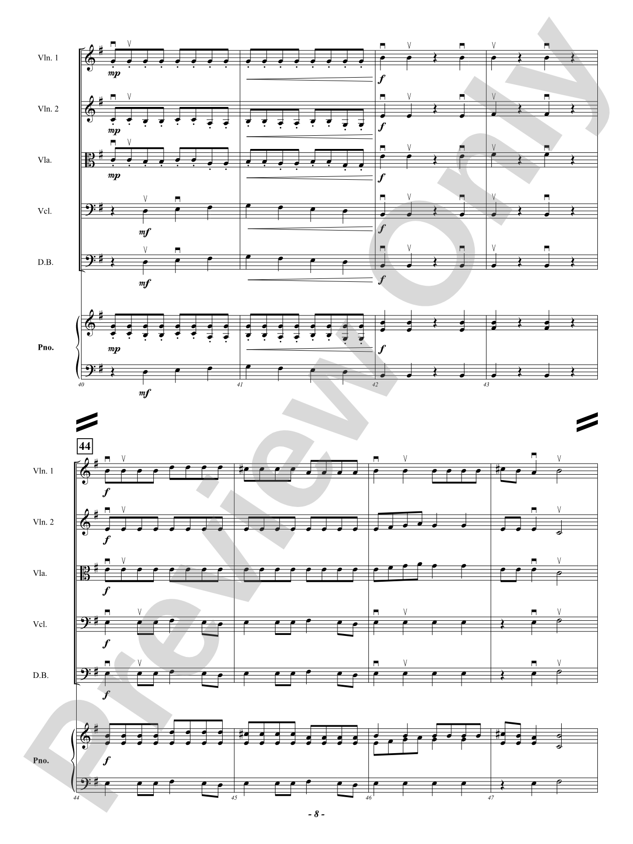 Kraken: String Orchestra Conductor Score & Parts