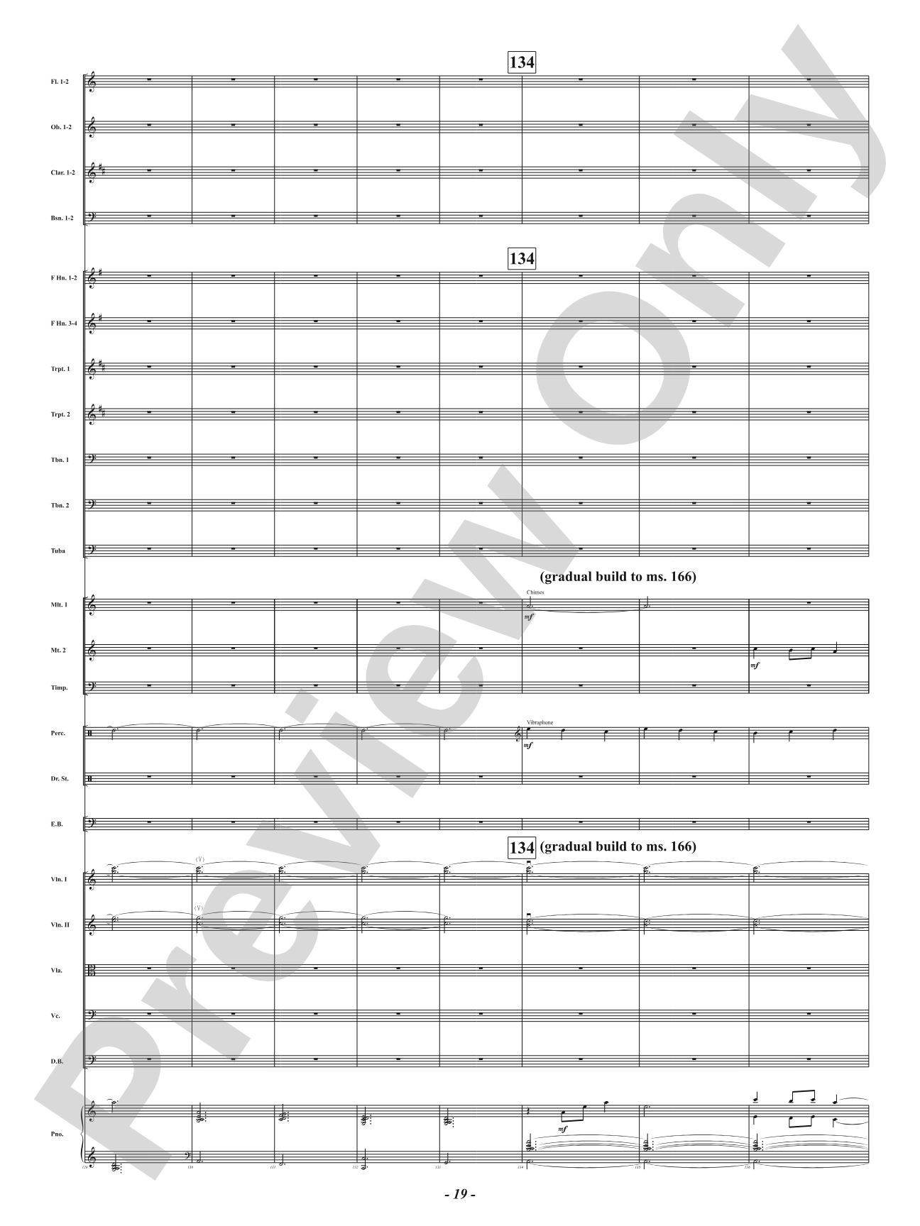 Ukrainian Bell Carol: Full Orchestra Conductor Score & Parts