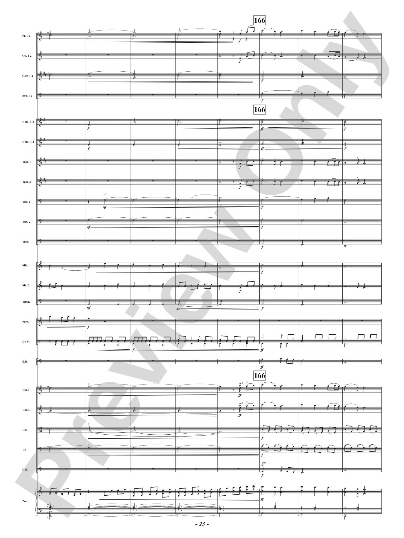 Ukrainian Bell Carol: Full Orchestra Conductor Score & Parts