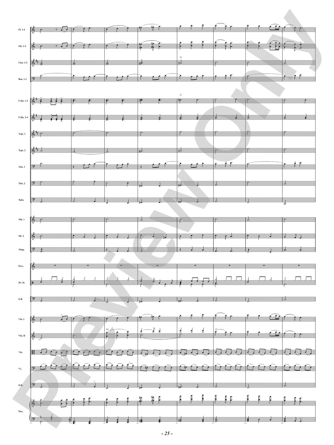 Ukrainian Bell Carol: Full Orchestra Conductor Score & Parts