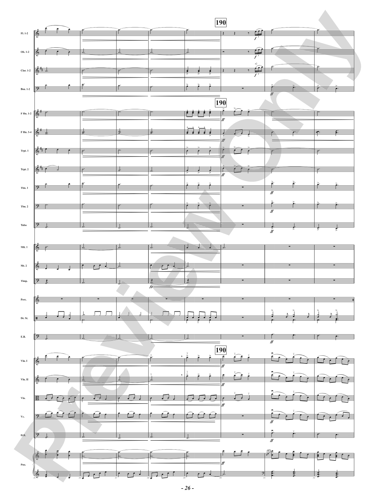 Ukrainian Bell Carol: Full Orchestra Conductor Score & Parts